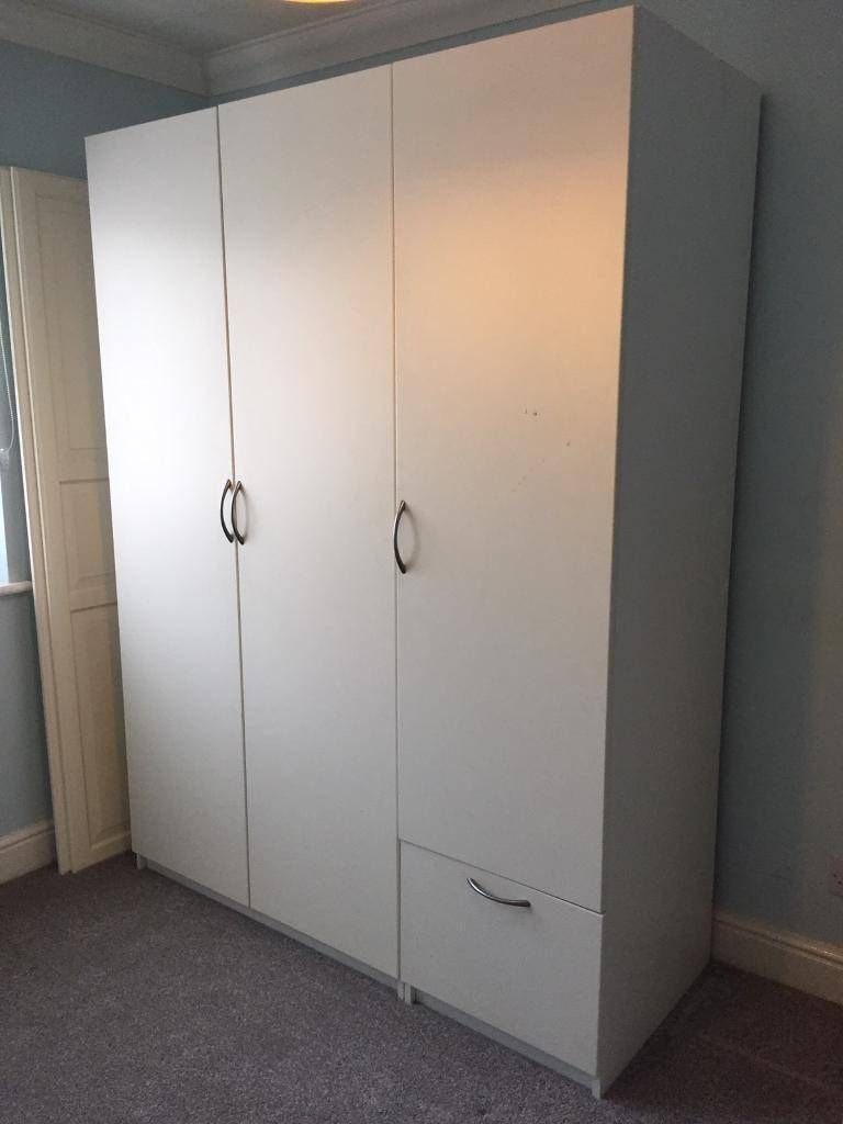 Ikea Pax 3 Door White Wardrobe | In North Finchley, London | Gumtree For White Three Door Wardrobes (Photo 11 of 15)