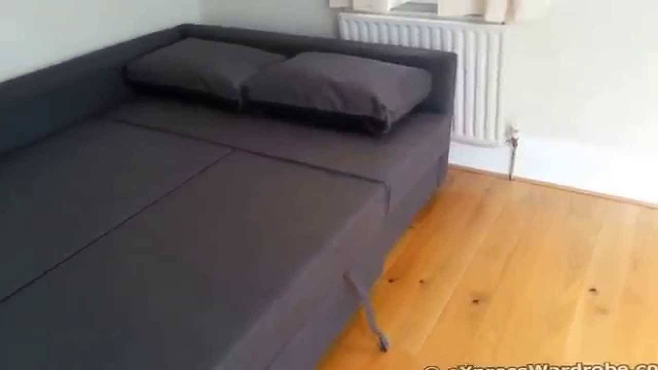 Ikea Sofa Bed (1080p) Hd – Youtube With Manstad Sofa Bed With Storage From Ikea (View 3 of 25)