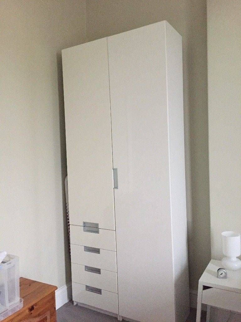 Ikea Tall White Gloss Front Wardrobes – Sold Pending Collection Within Tall White Gloss Wardrobes (View 8 of 15)