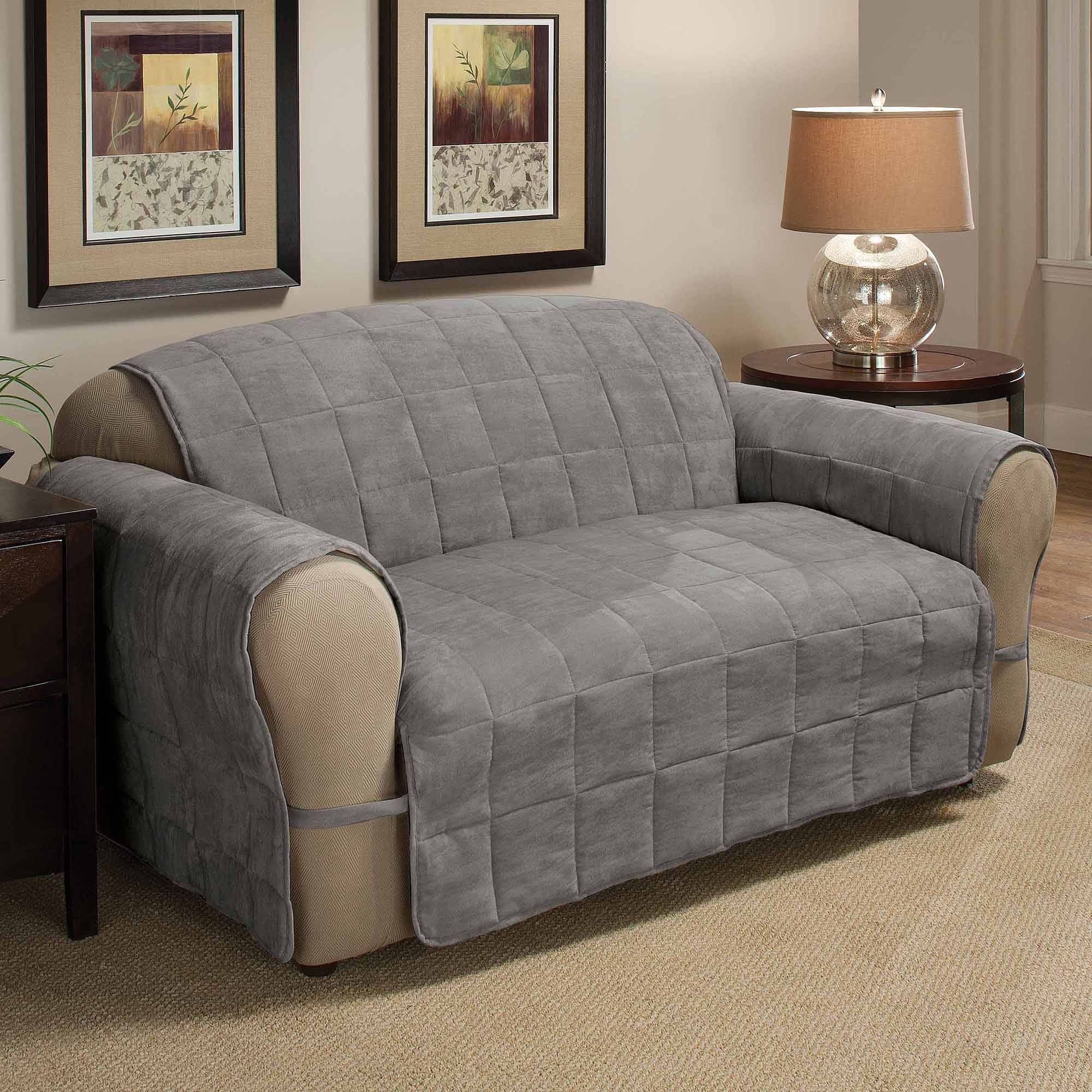 Innovative Textile Solutions Suede Ultimate Furniture Protectors With Walmart Slipcovers For Sofas (View 18 of 30)