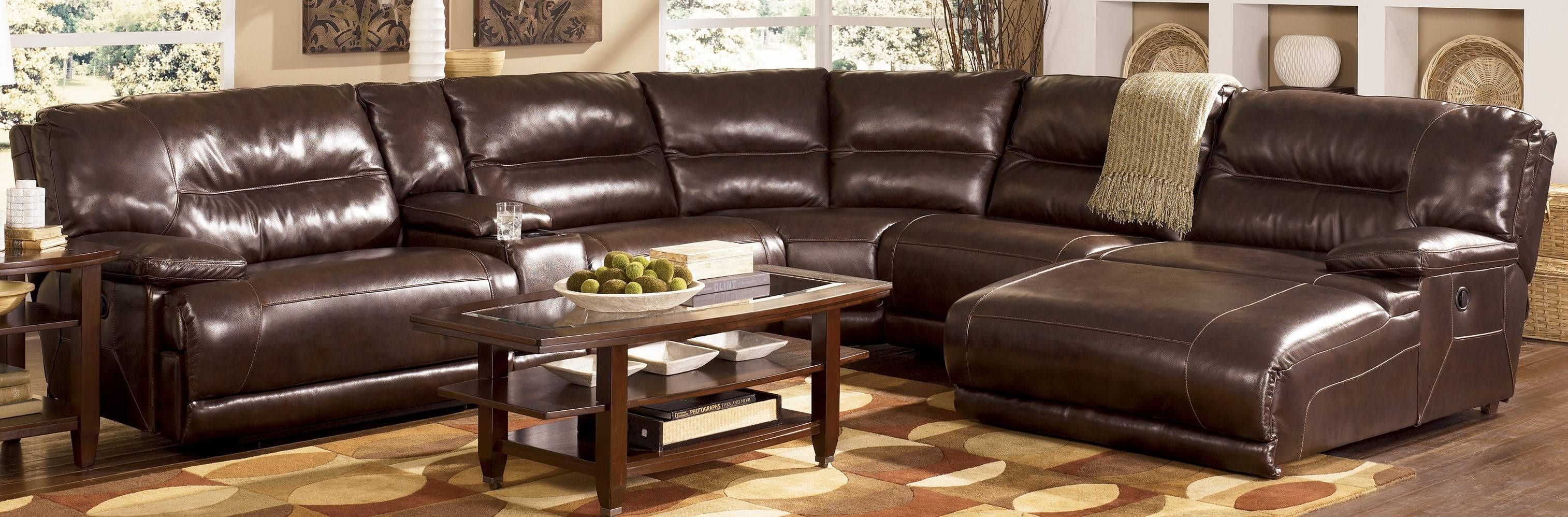 Inspiring Leather Sectional Sofas With Recliners And Chaise 23 For With Regard To Down Filled Sofa Sectional (Photo 15 of 25)