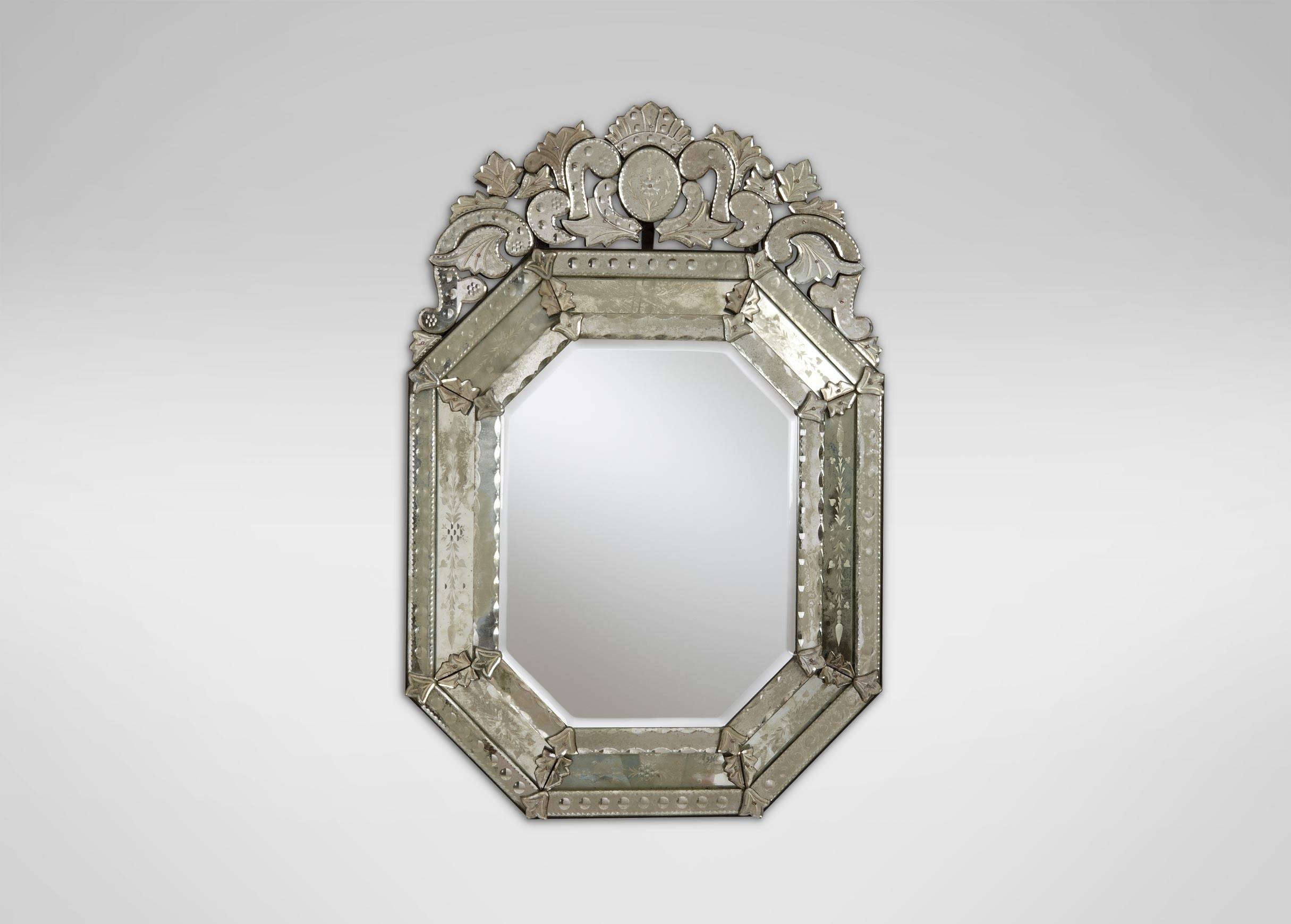 Interior: Vintage Venetian Mirror For Classic Interior Decor For Small Venetian Mirrors (Photo 1 of 25)