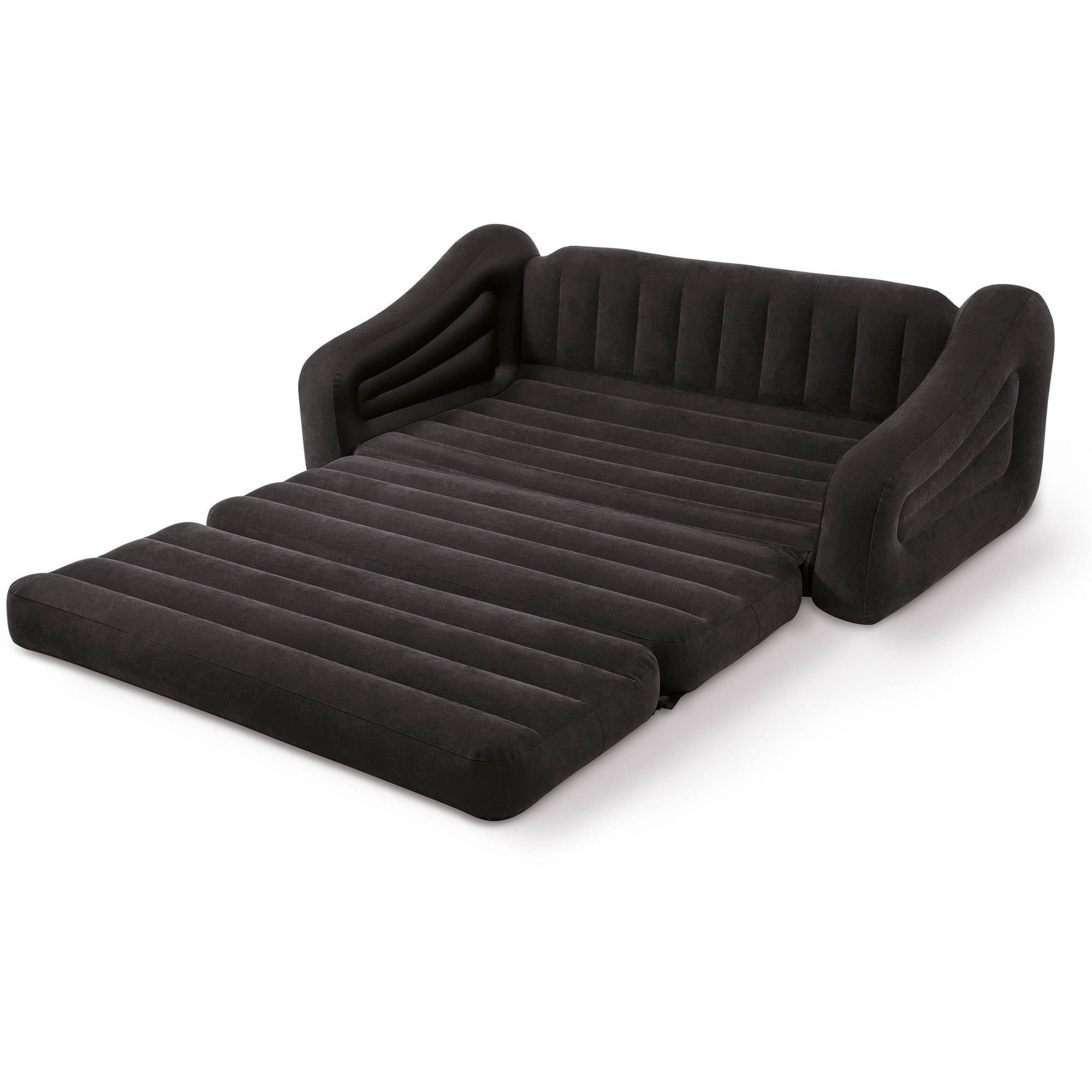 Intex Queen Inflatable Pull Out Sofa Bed – Walmart Inside Wallmart Sofa (Photo 23 of 25)