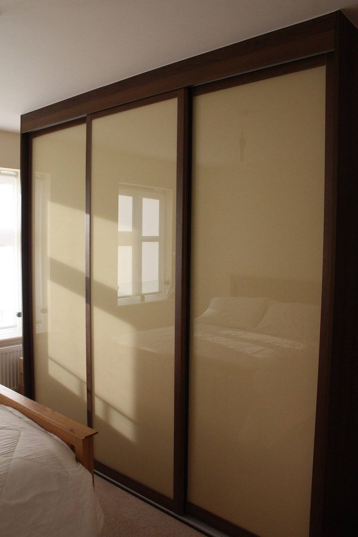 Irisstylform Semi Solid Oak Sliding Door Wardrobe. Mirrored Intended For Dark Wood Wardrobe Sliding Doors (Photo 1 of 30)