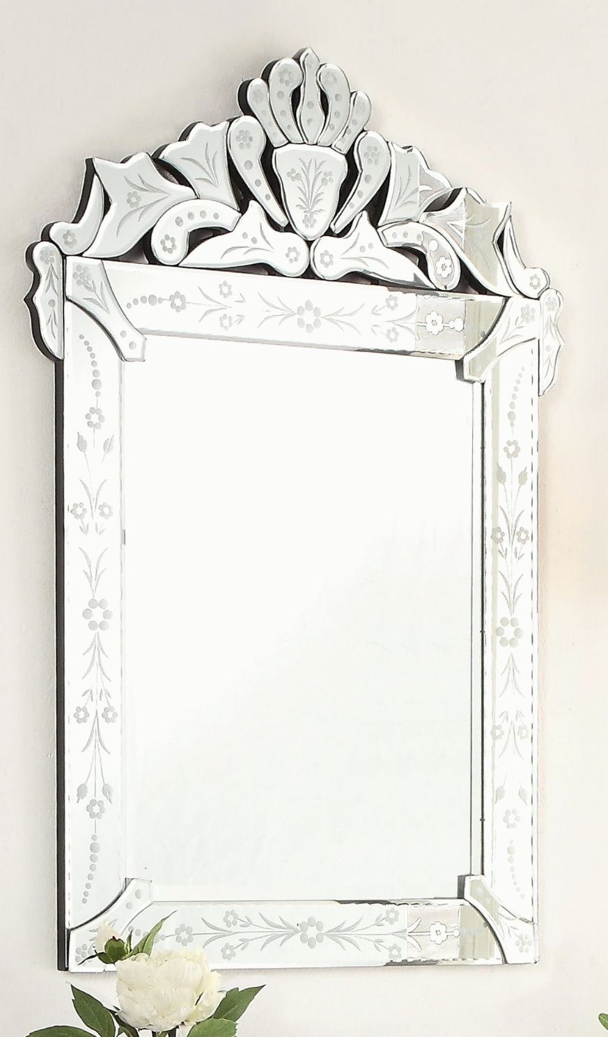 Irsina 25 Inch Venetian Style Wall Mirror Ym 702 2536 For Venetian Style Wall Mirrors (View 5 of 25)