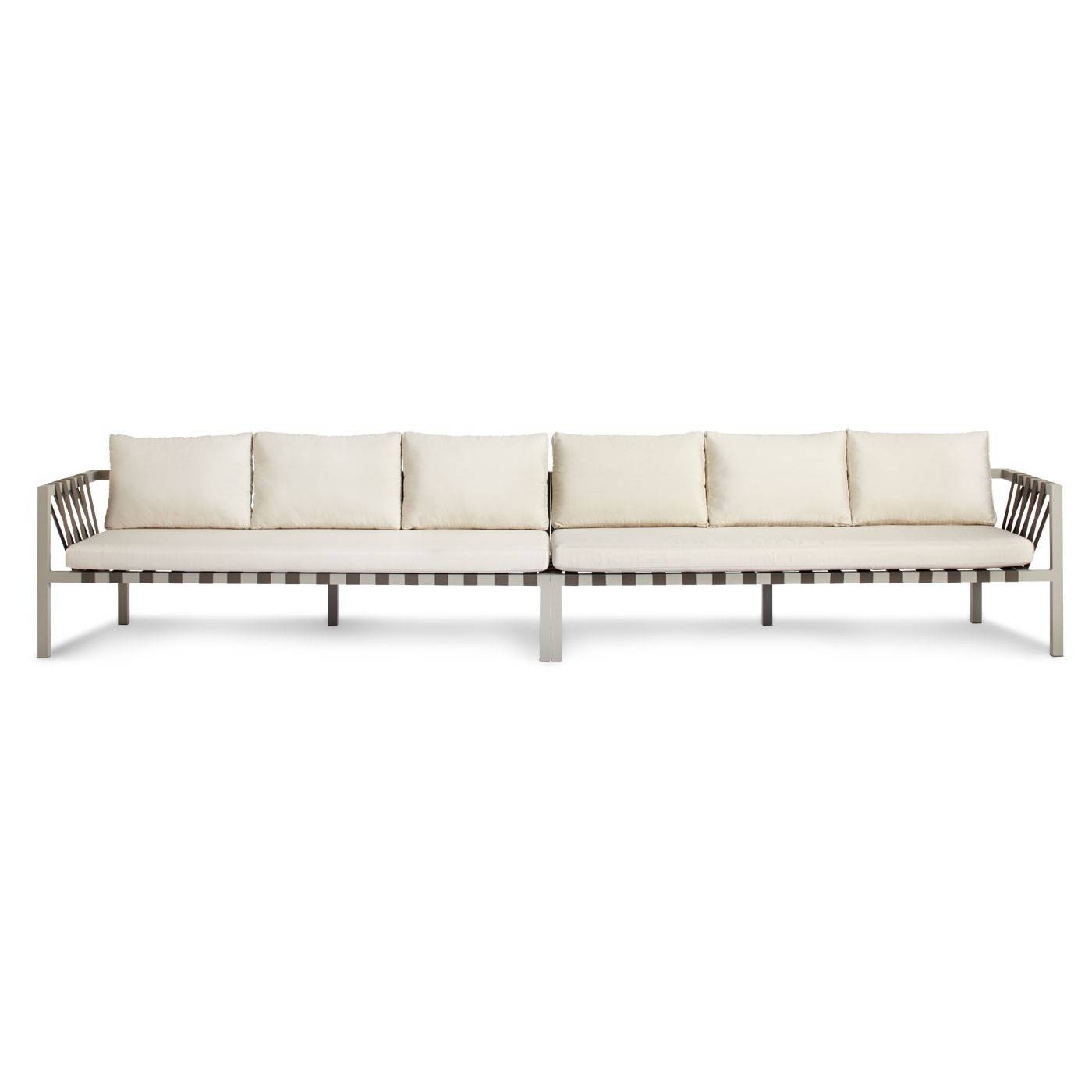 Jibe Extra Long Outdoor Sectional Sofa – Outdoor Sectionals | Blu Dot Regarding Long Modern Sofas (Photo 1 of 30)