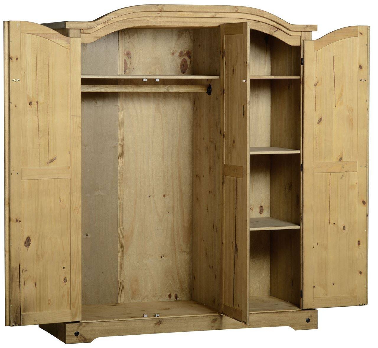 Featured Photo of Top 15 of Corona Wardrobes with 3 Doors