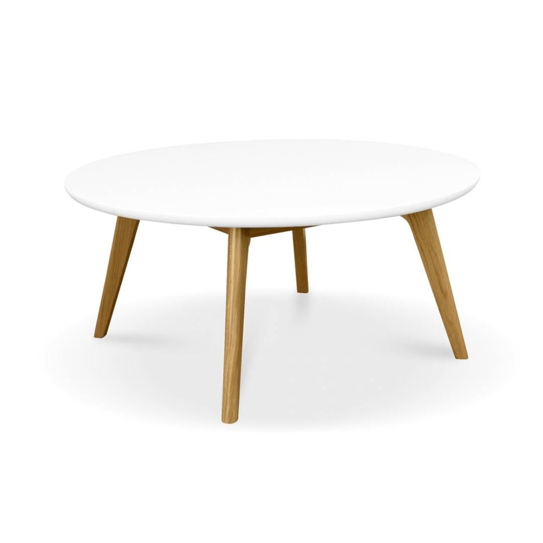 Jolanda Round Coffee Table – White Top | Interior Secrets Within White Circle Coffee Tables (View 1 of 30)