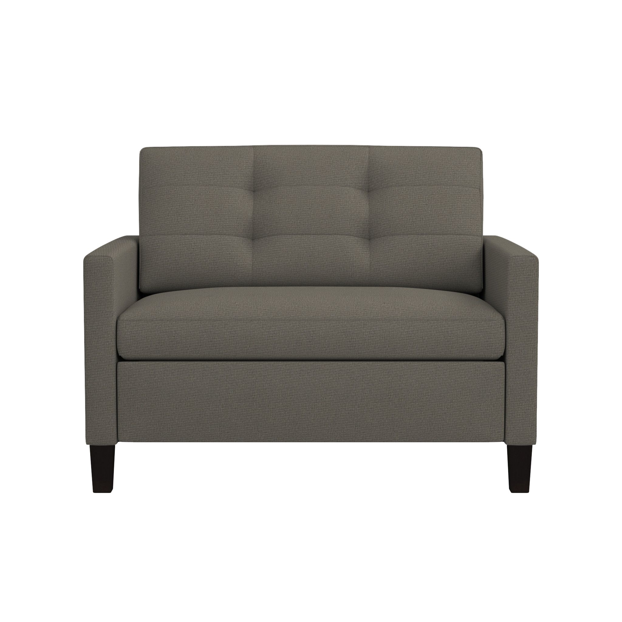 Karnes Twin Sleeper Sofa Chair | Crate And Barrel For Loveseat Twin Sleeper Sofas (View 29 of 30)