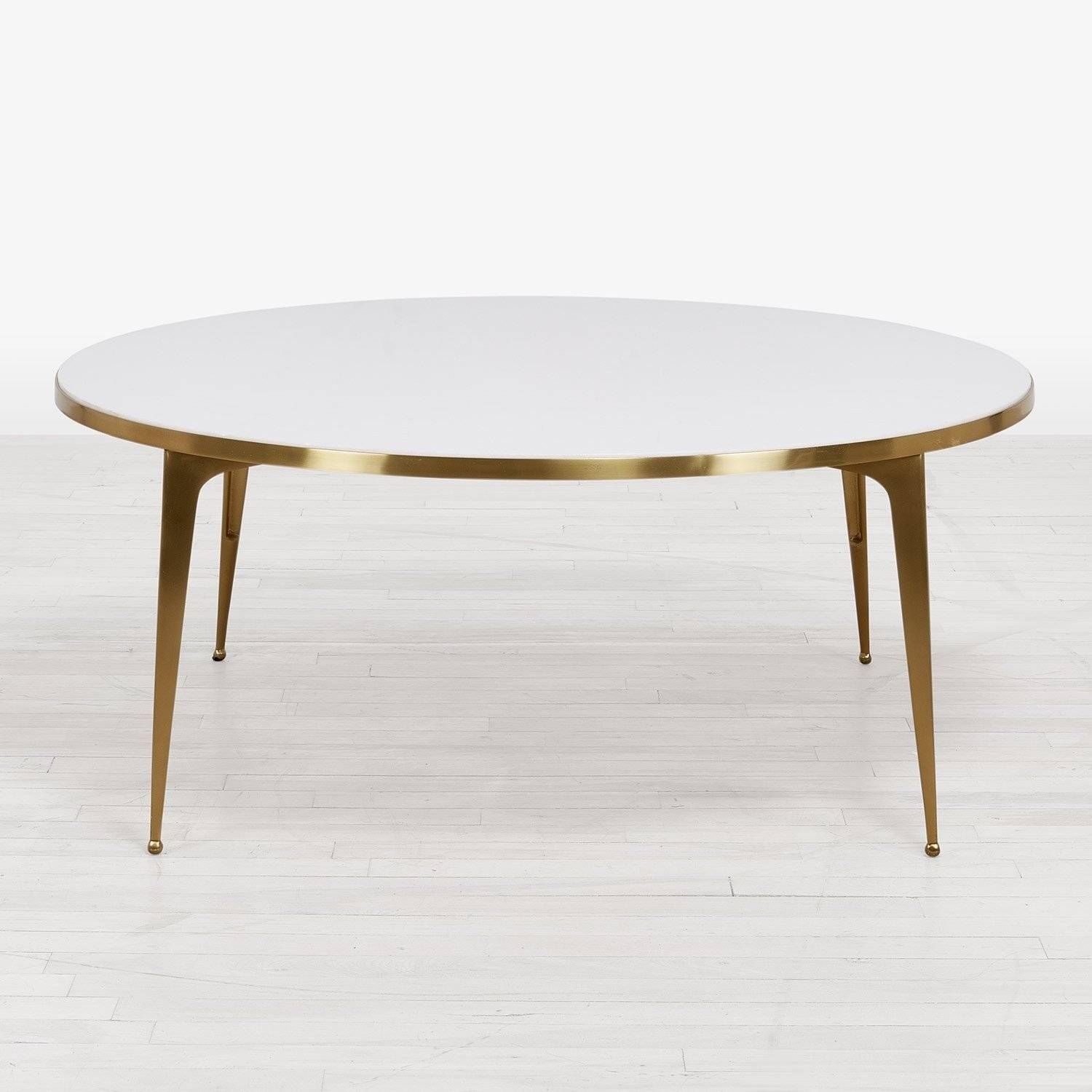 Kate Spade New York Marble Coffee Table White, Brass With Regard To Marble Coffee Tables (Photo 25 of 30)