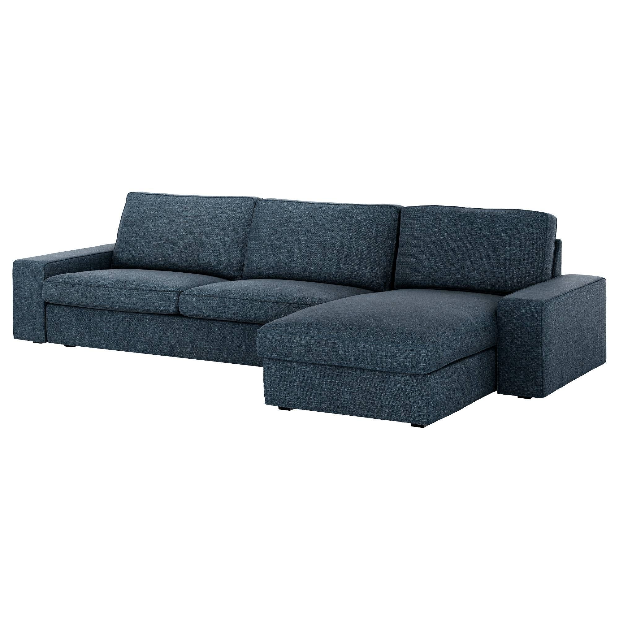 Kivik Three Seat Sofa And Chaise Longue – Orrsta Light Grey – Ikea Regarding Three Seater Sofas (View 20 of 30)