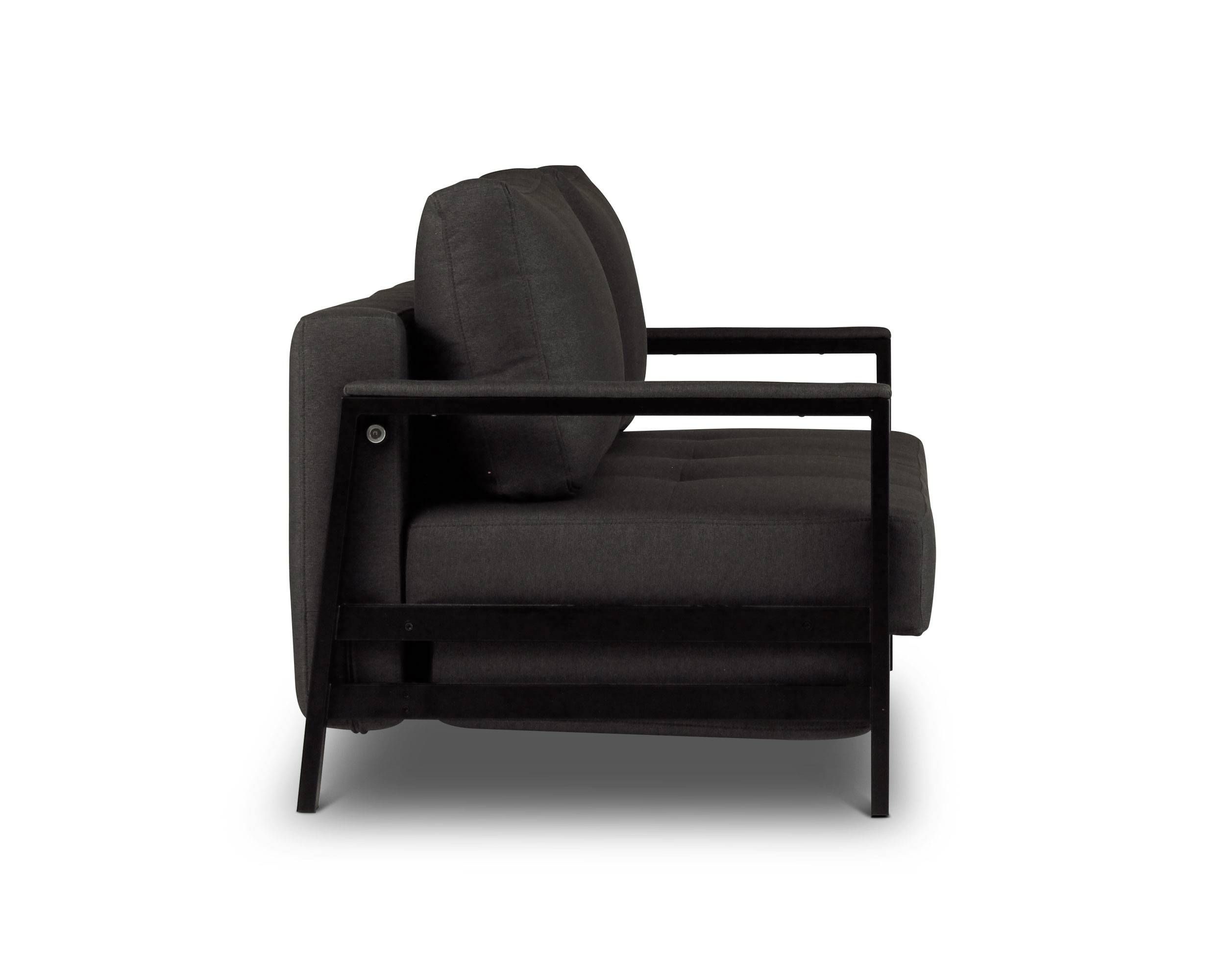 Kobe – 2 Seat Sofa Bed | Loungelovers Within Black 2 Seater Sofas (Photo 7 of 30)