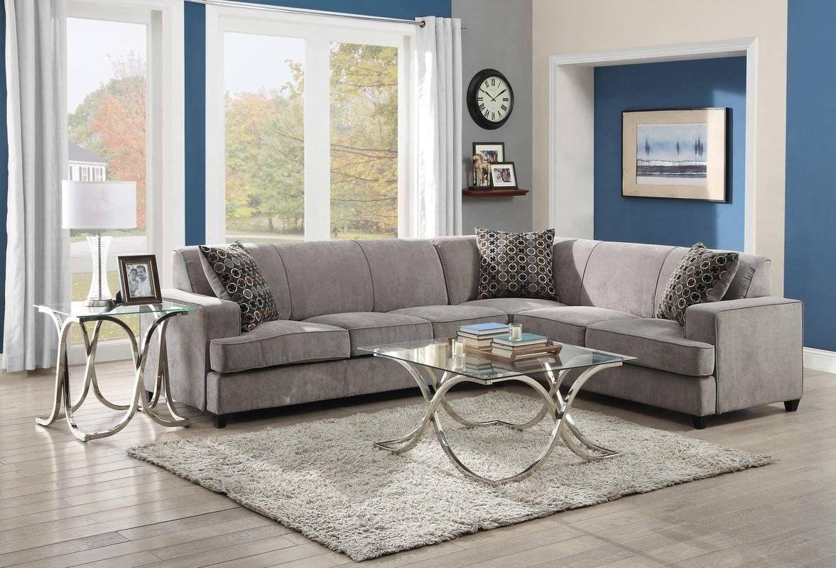 L Shaped Sectional Sofas You'll Love | Wayfair In Backless Sectional Sofa (View 23 of 30)