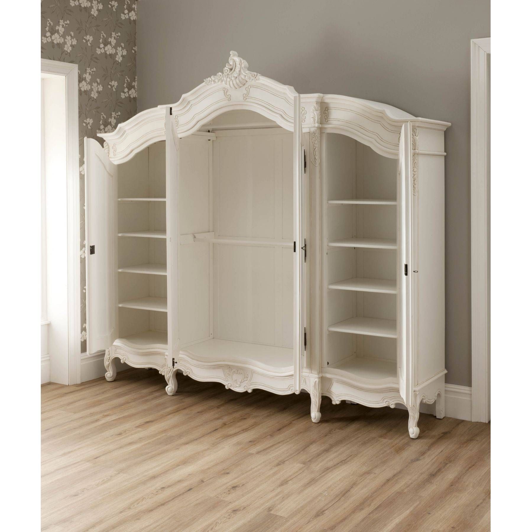 La Rochelle Antique French Wardrobe Working Well Alongside Our For White Wardrobes French Style (View 4 of 15)