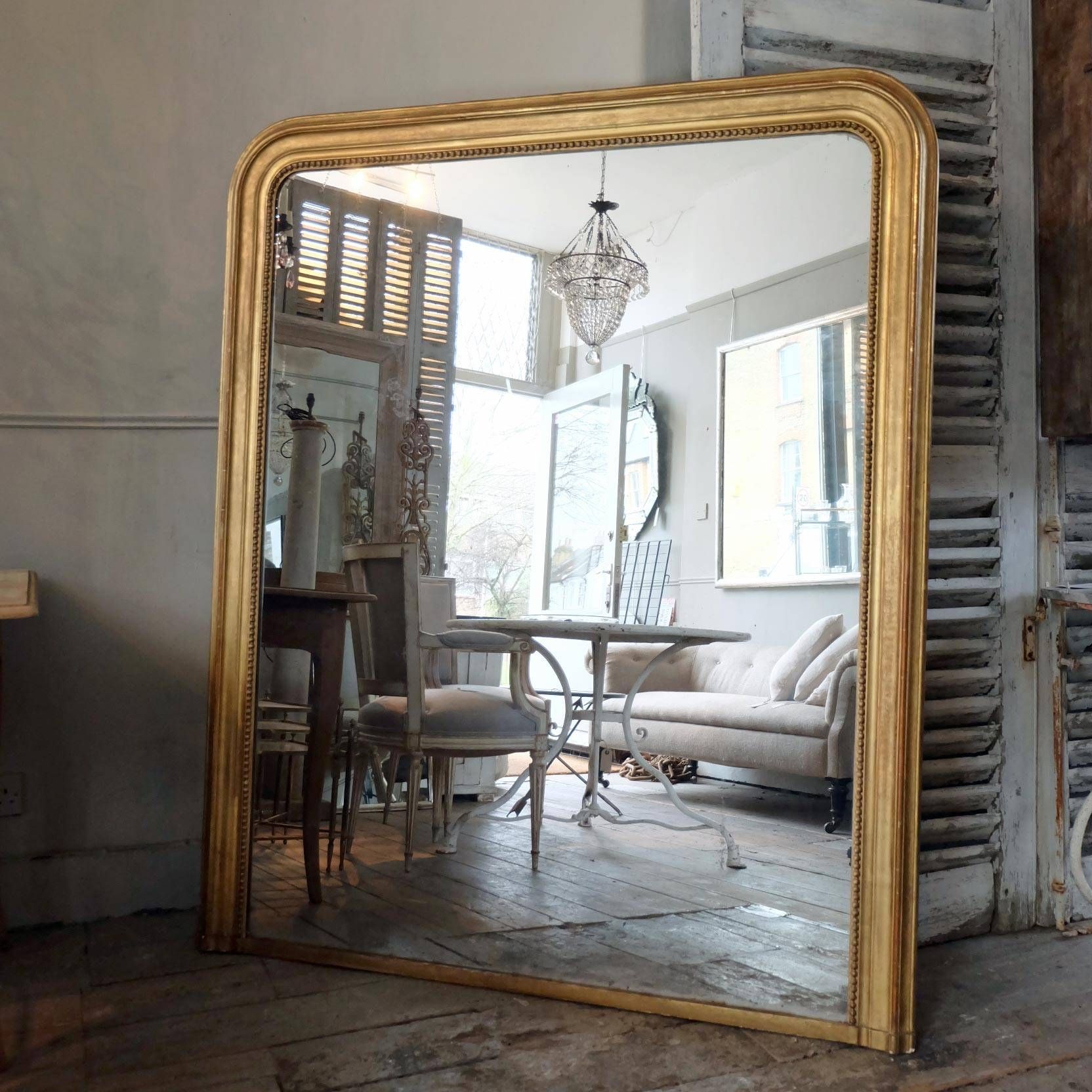 Large Antique Gilt Mirror › Puckhaber Decorative Antiques Within Large Gilt Mirrors (View 1 of 25)