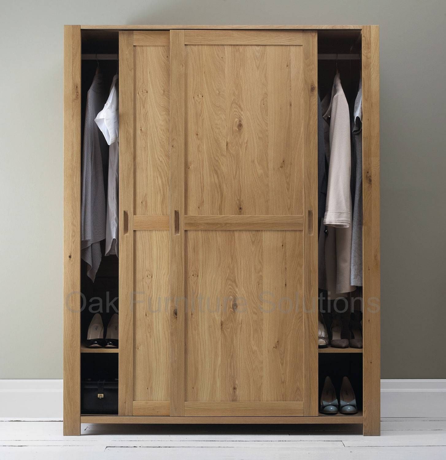 Large Design Sliding Closet Doors | Roselawnlutheran Pertaining To Dark Wood Wardrobe Sliding Doors (View 28 of 30)