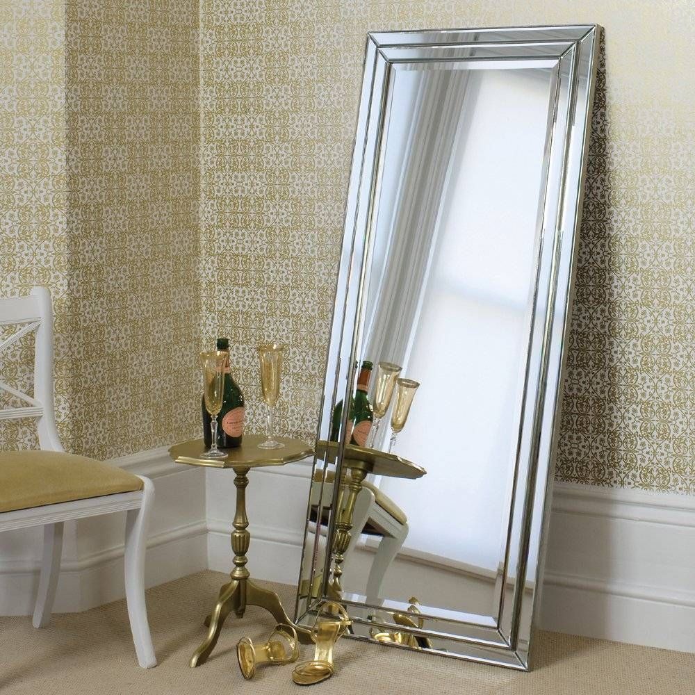 Large Free Standing Mirror 110 Stunning Decor With Silver Large Intended For Silver Floor Standing Mirrors (View 7 of 25)