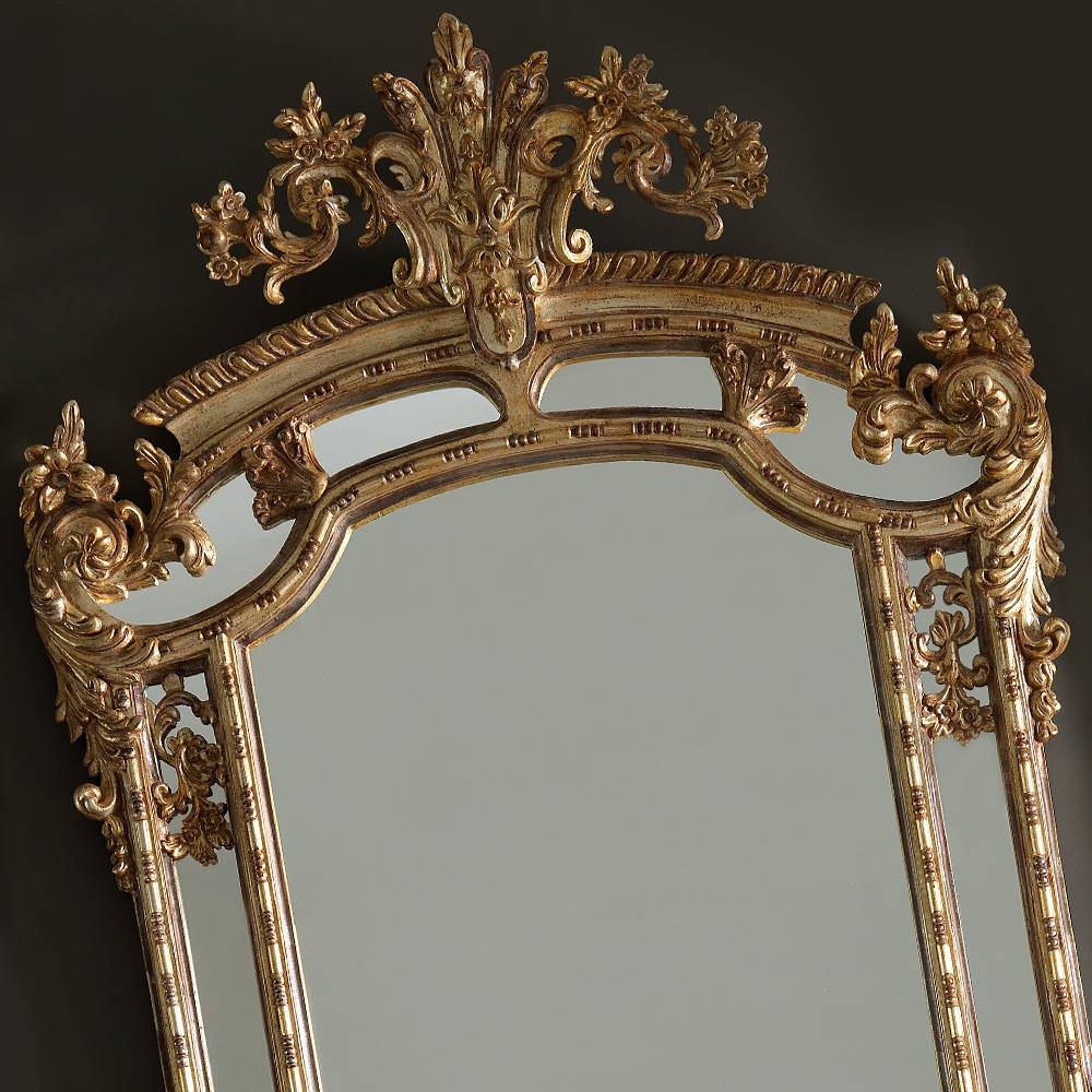 Large Gold Rococo Wall Mirror | Juliettes Interiors – Chelsea, London Within Gold Rococo Mirrors (Photo 1 of 25)