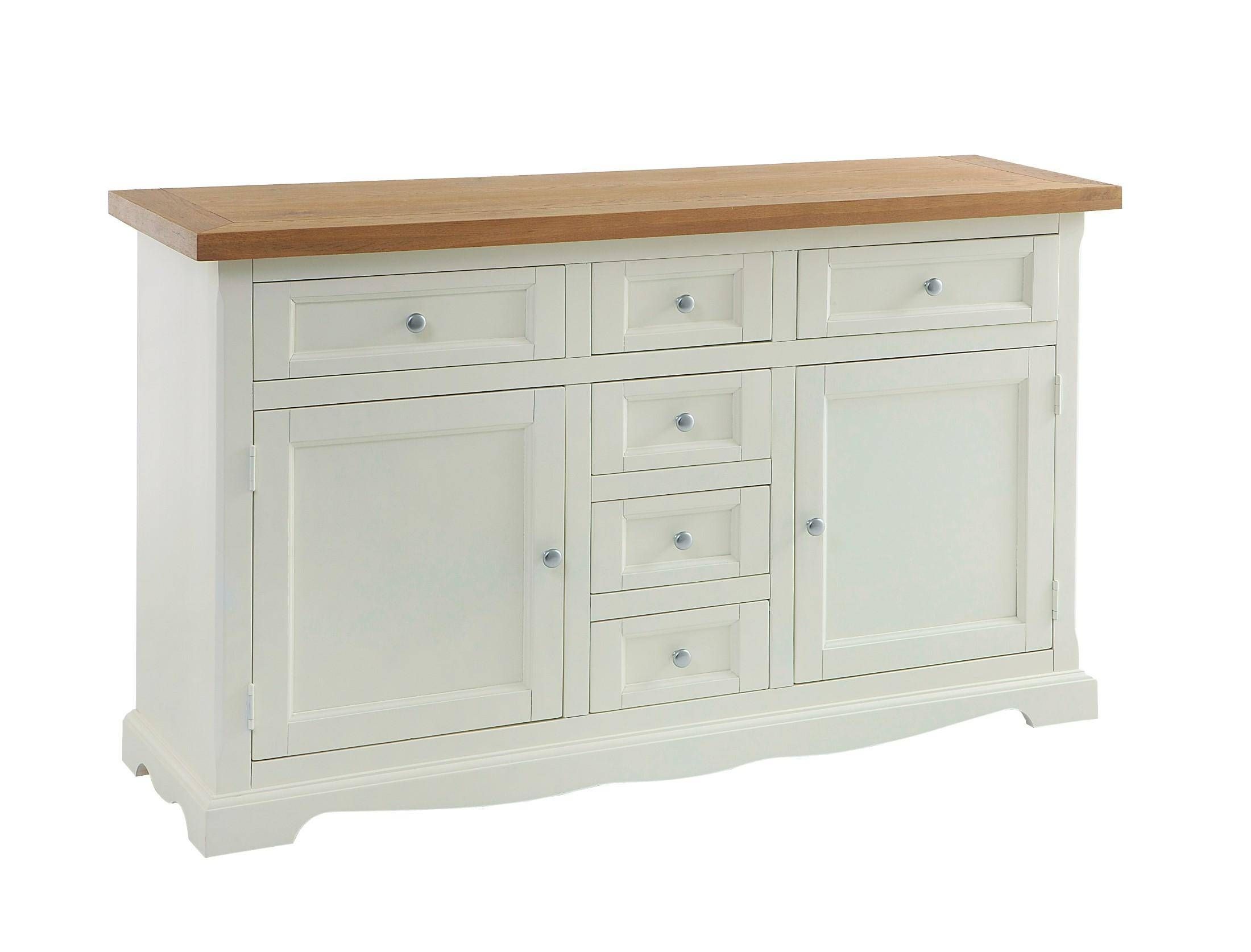 Large Irish Sideboard Cream – Flowerhill Furniture For Traditional Sideboards (View 23 of 30)