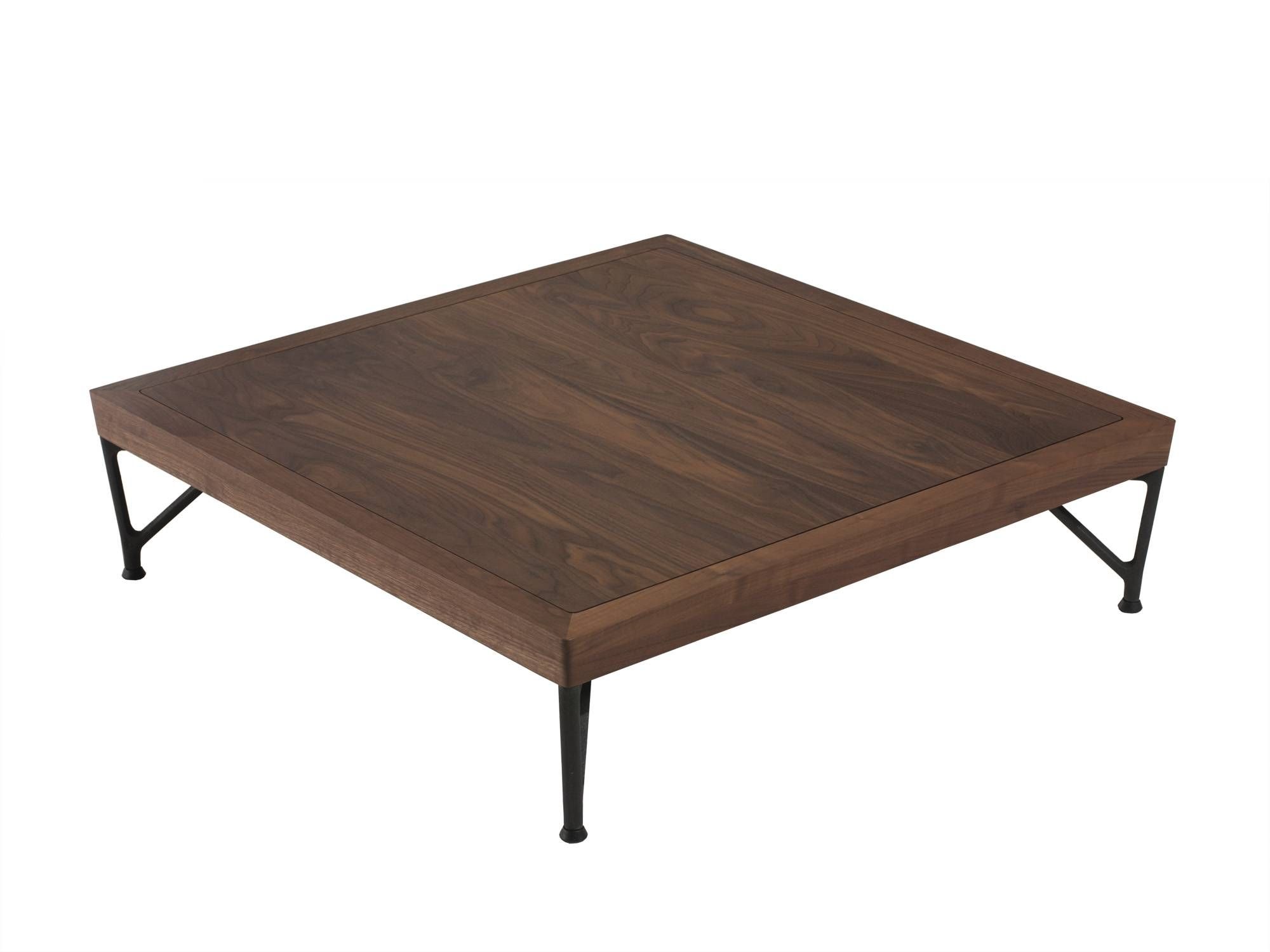Large Square Coffee Table With Glass Top | Coffee Tables Decoration Intended For Square Dark Wood Coffee Tables (View 11 of 30)