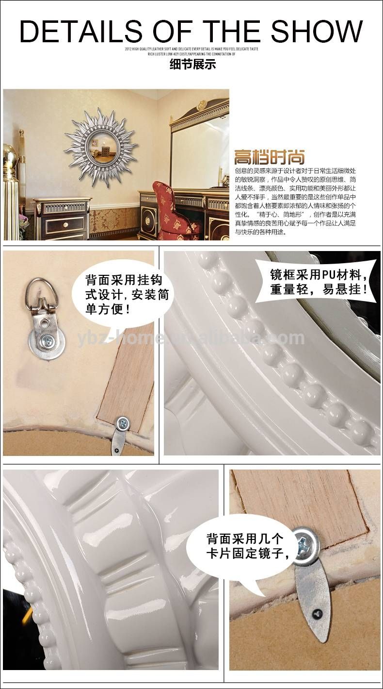 Large Sun Shaped Golden Wall Mirror – Buy Wall Mirror,large Wall With Regard To Large Sun Shaped Mirrors (Photo 18 of 25)