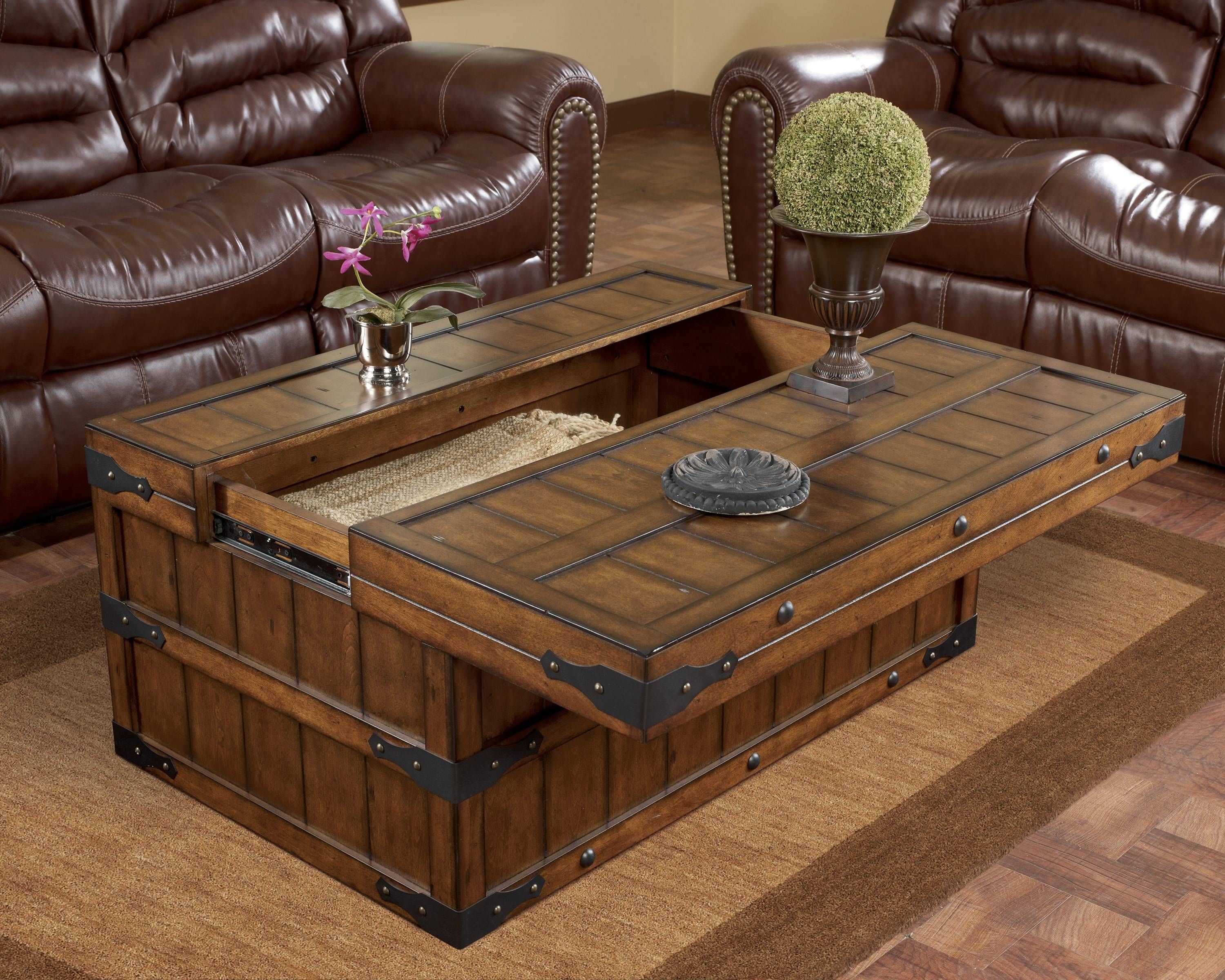Large Tray For Ottoman Coffee Table Uk – Coffee Addicts Throughout Large Coffee Table With Storage (Photo 4 of 12)
