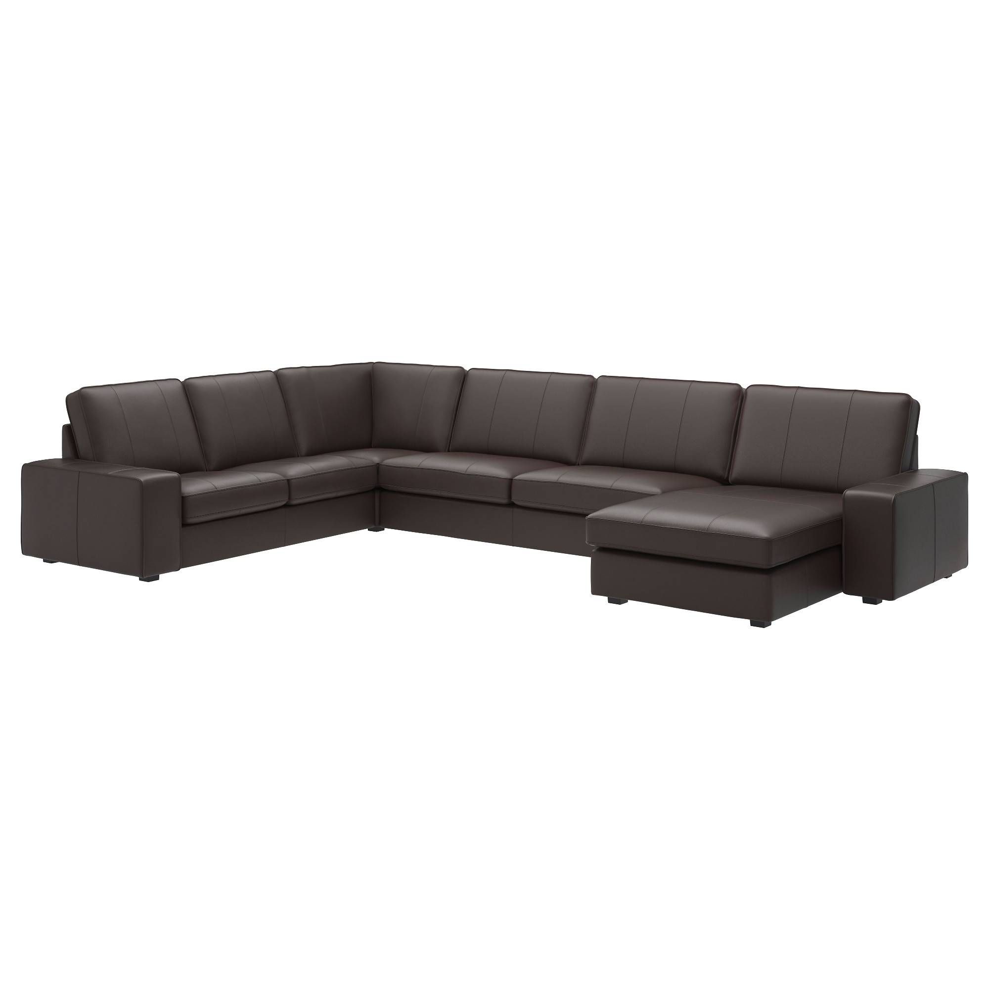Leather & Faux Leather Couches, Chairs & Ottomans – Ikea In 10 Foot Sectional Sofa (Photo 136 of 299)