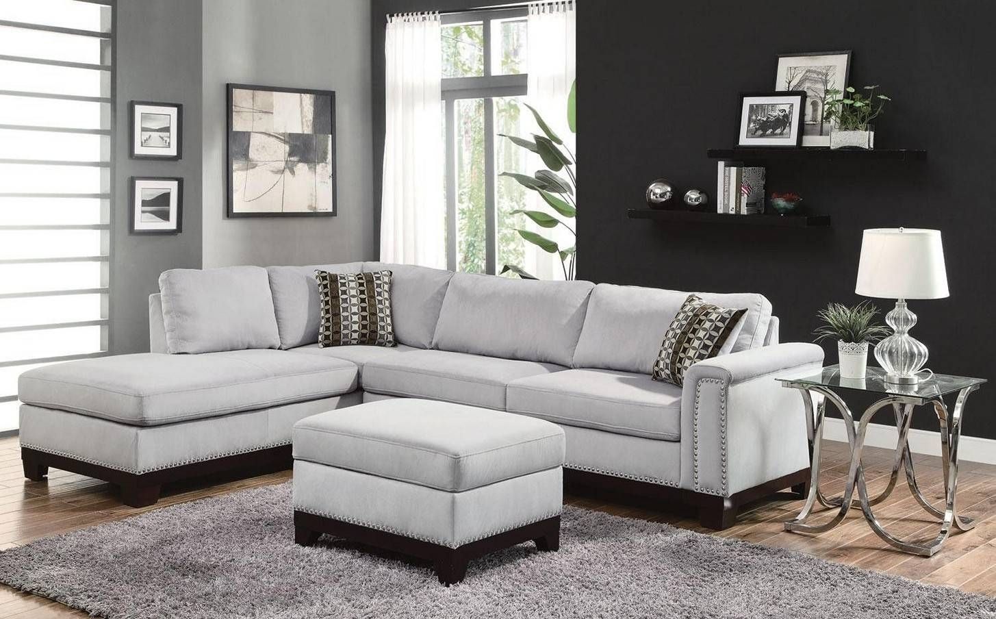 Light Grey Couch What Color Walls – Pinotharvest Intended For Sofas With Lights (View 15 of 30)