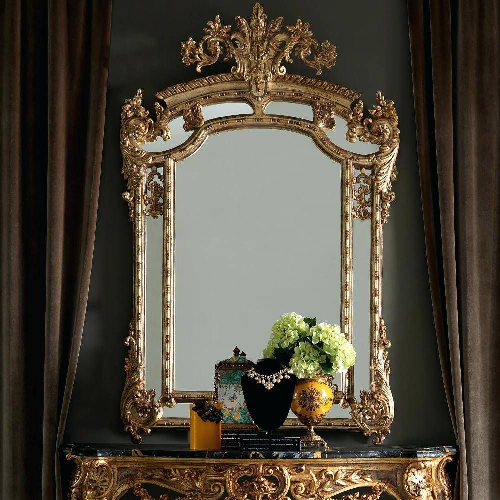 Lightbox Moreviewlarge Antique Gold Wall Mirror Large Framed Regarding Large Antique Gold Mirrors (Photo 19 of 25)