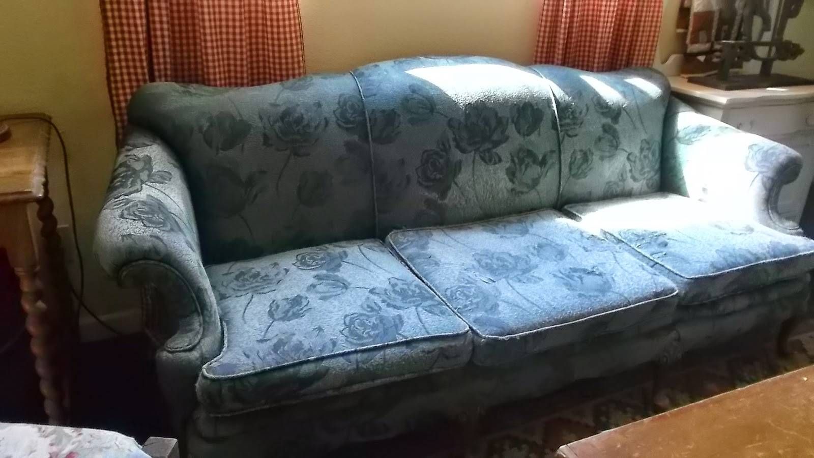 Living A Cottage Life: Camel Back Sofa Slipcover Inside Teal Sofa Slipcovers (View 14 of 30)