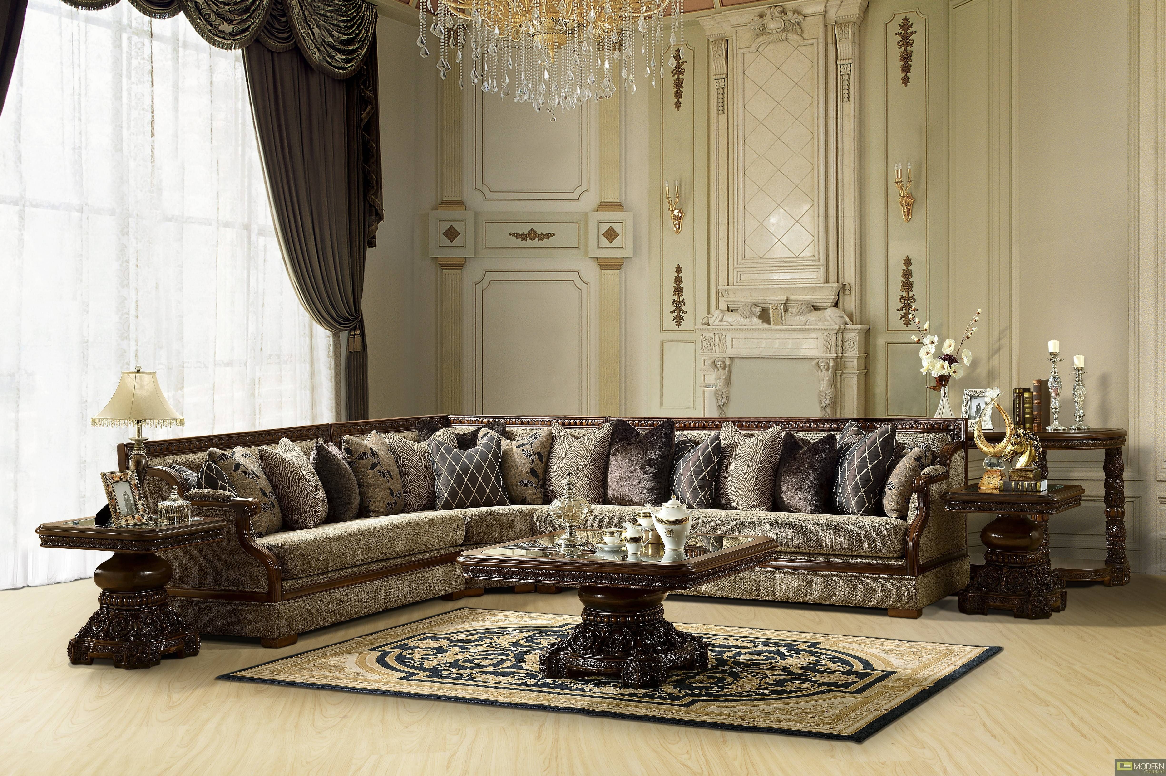 Featured Photo of 25 Collection of Traditional Sectional Sofas Living Room Furniture
