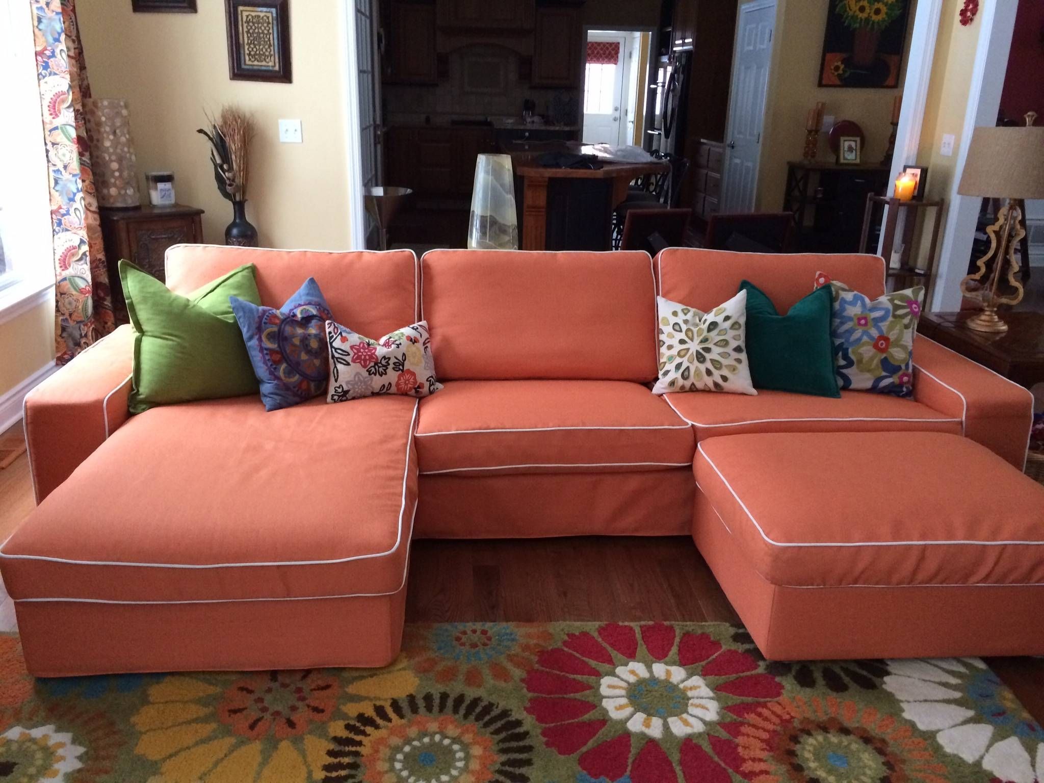 Living Room: Sectional Couch Slip Cover | L Couch Slipcovers | L With 3 Piece Sectional Sofa Slipcovers (Photo 32 of 33)