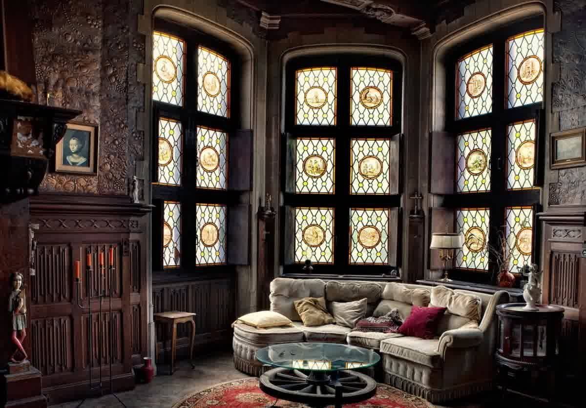 Living Room. Up To Date Gothic Style Interior Design Living Room Pertaining To Gothic Sofas (Photo 29 of 30)
