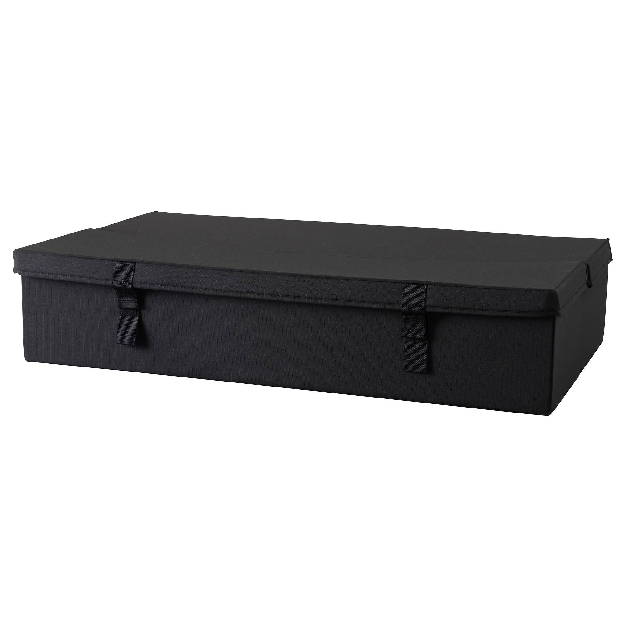 Lycksele Storage Box 2 Seat Sofa Bed Black – Ikea Throughout Storage Sofas Ikea (View 14 of 25)