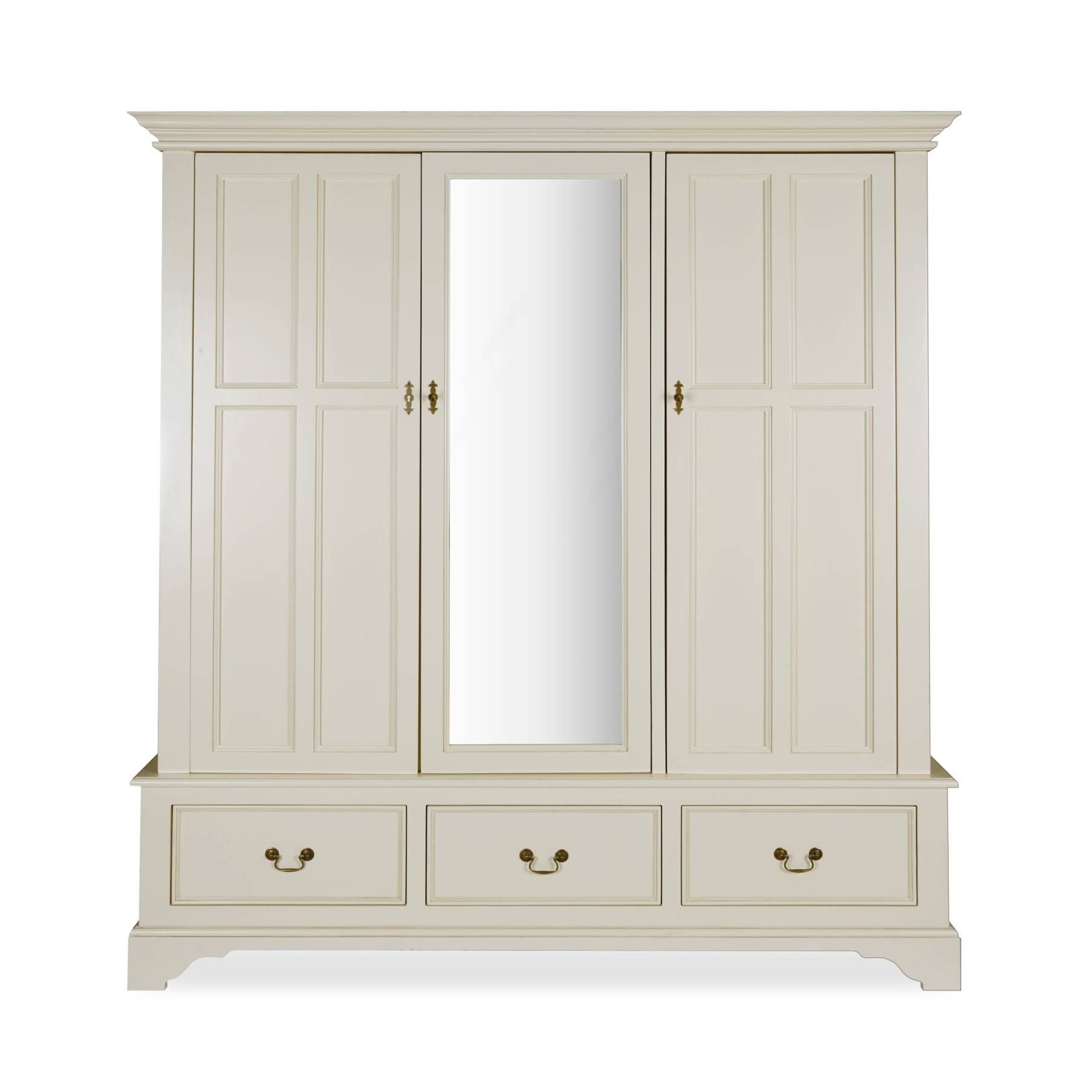 Made To Order Furniture – Clifton Ivory 1 Door 1 Drawer Wardrobe With Ivory Wardrobes (View 8 of 15)