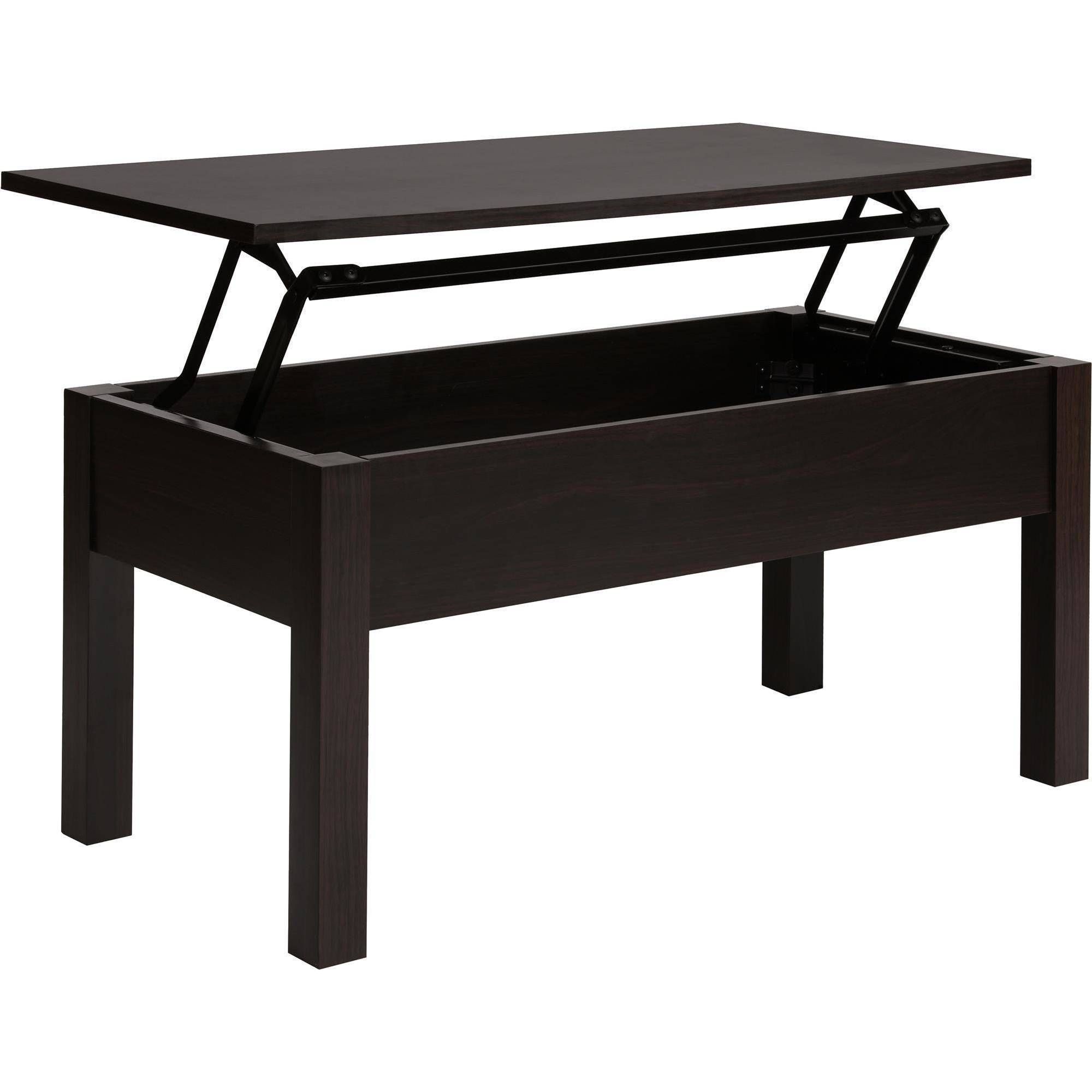 Mainstays Lift Top Coffee Table, Multiple Colors – Walmart For Top Lift Coffee Tables (View 1 of 30)