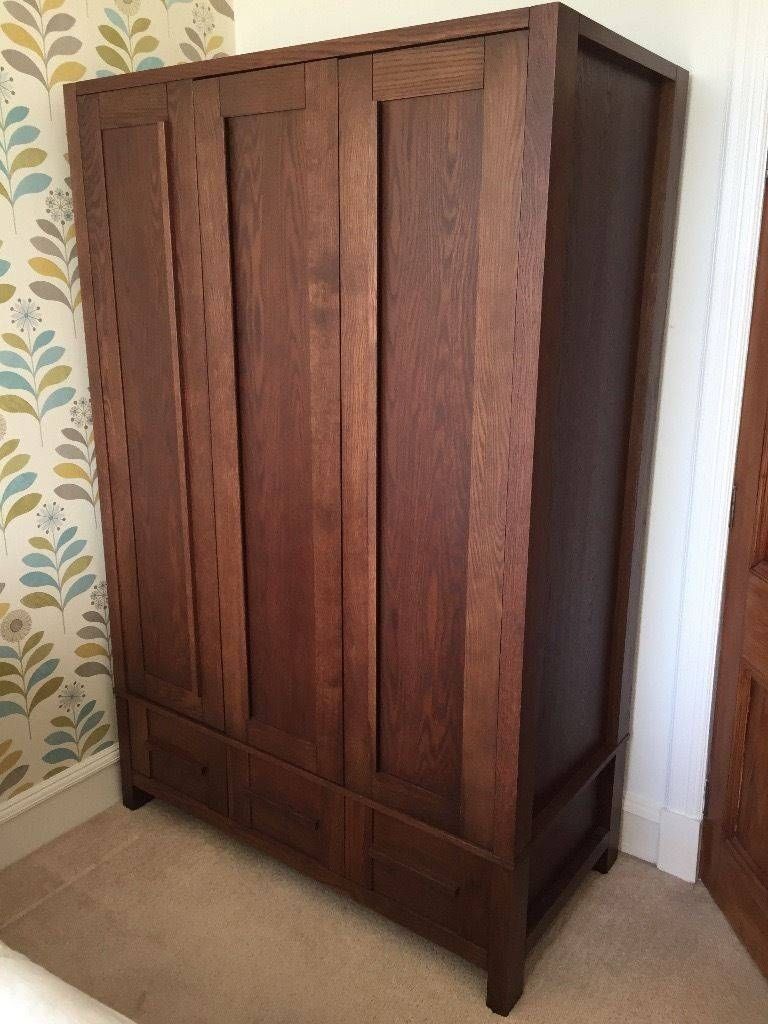 Marks And Spencer Sonoma Dark Oak Triple Wardrobe | In Aberdeen Within Marks And Spencer Wardrobes (View 3 of 15)