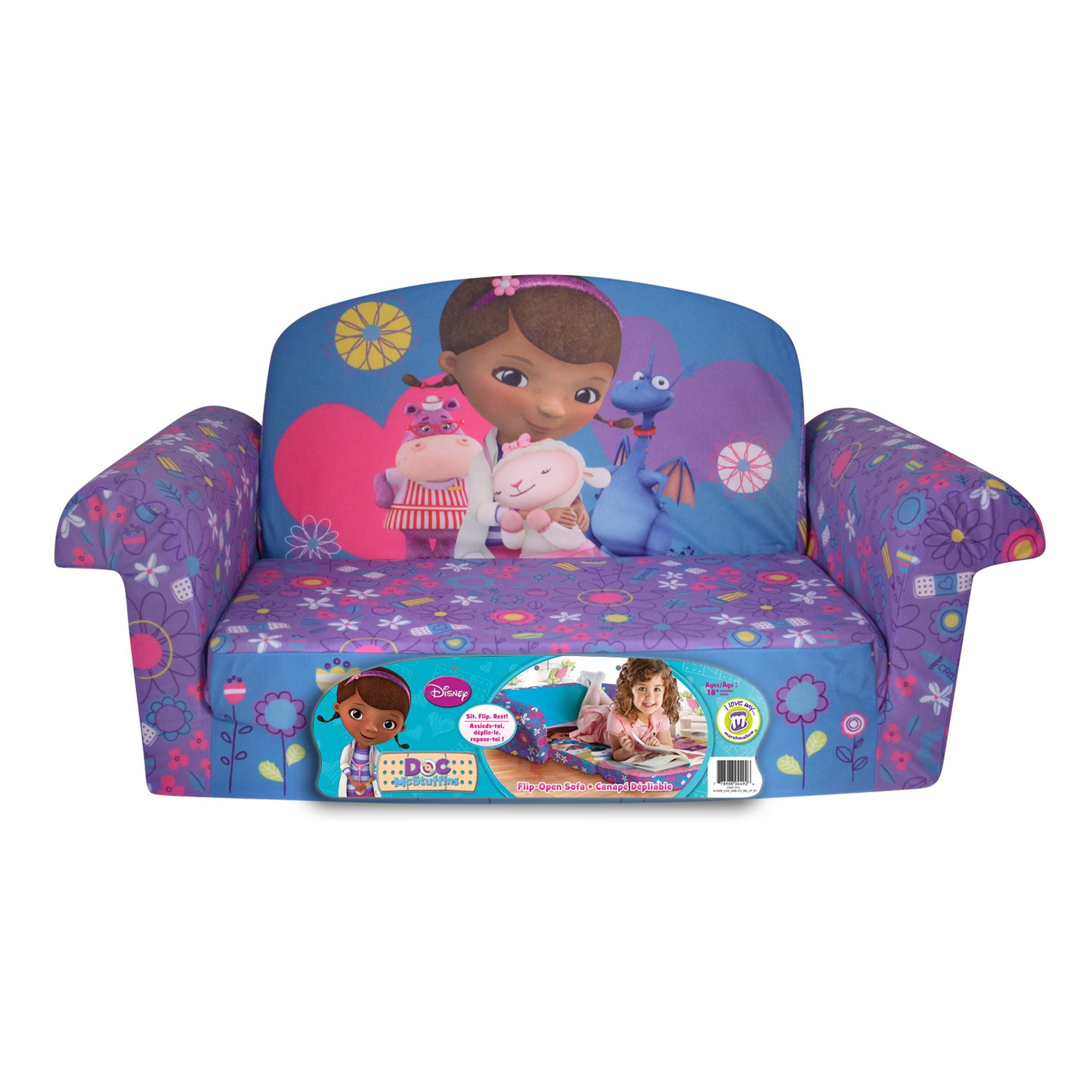 Marshmallow Furniture, Children's 2 In 1 Flip Open Foam Sofa Pertaining To Flip Out Sofa For Kids (Photo 19 of 30)