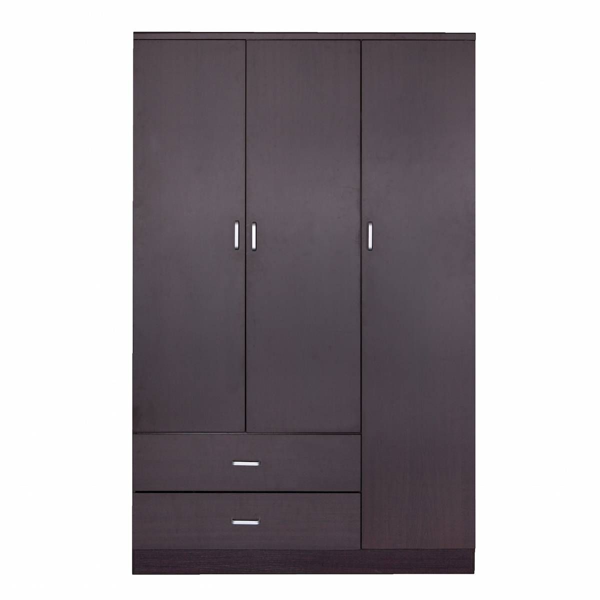 Maxx 3 Door Wardrobe Brown | Hot Deals | Lifestyle Furniture Pertaining To Brown Wardrobes (View 6 of 15)