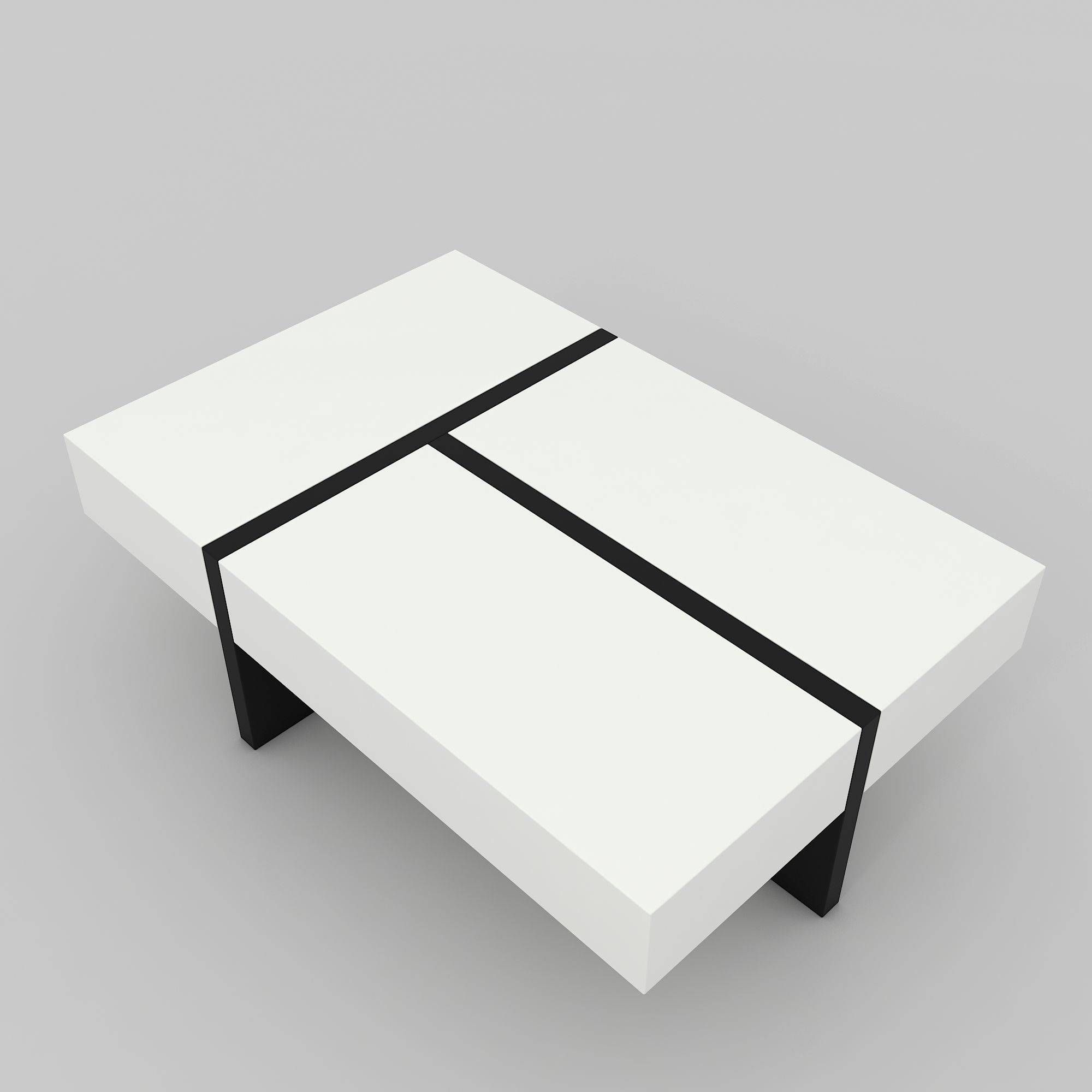 Mcintosh High Gloss Coffee Table 3d Model Max Obj 3ds Fbx Dae Mtl Regarding High Gloss Coffee Tables (View 9 of 30)