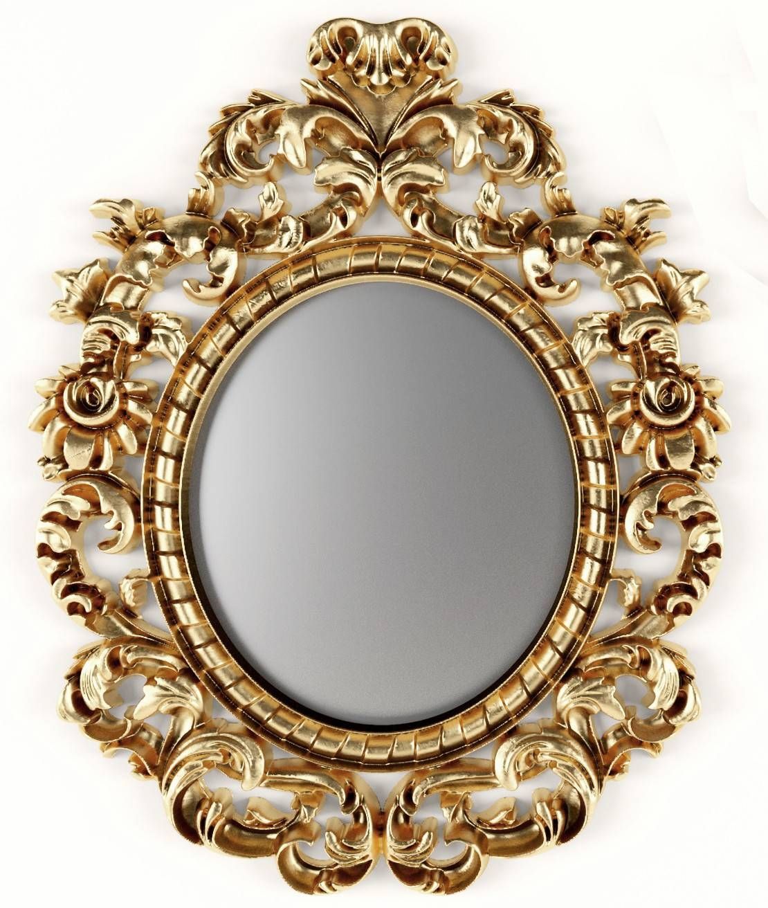 Mirror 3d Models | Turbosquid Regarding Baroque Mirrors (View 23 of 25)