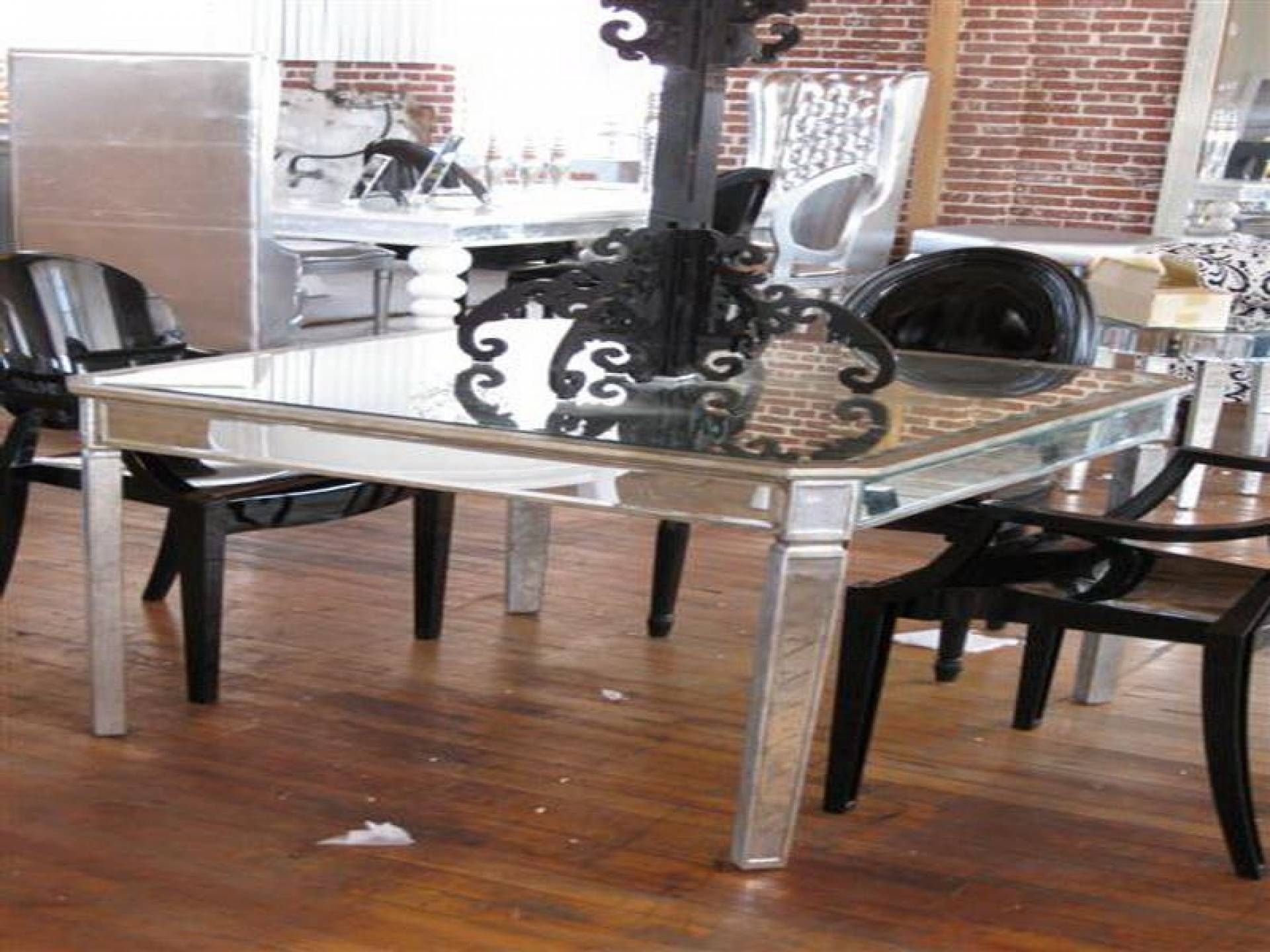 Mirror Dining Room Table In Venetian Table Mirrors (View 23 of 25)