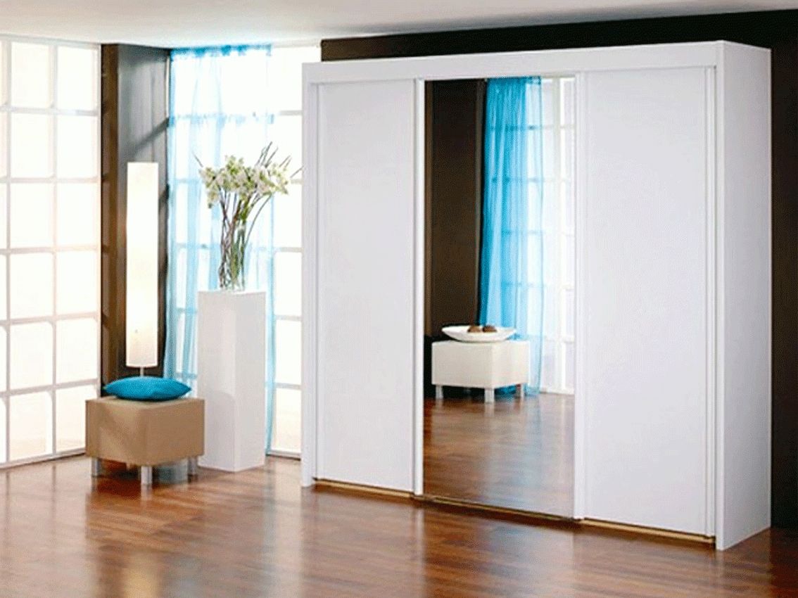 Featured Photo of Top 15 of White 3 Door Mirrored Wardrobes