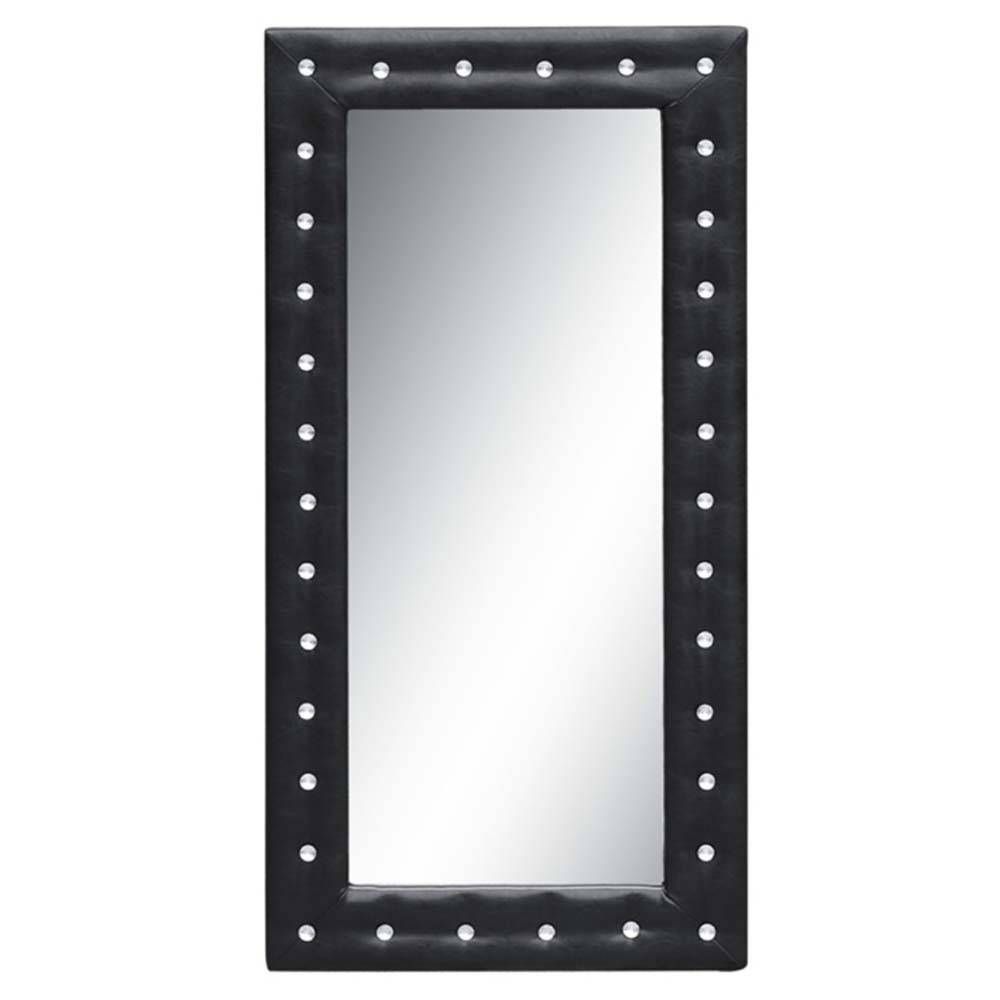Mirrors For Black Faux Leather Mirrors (View 11 of 25)