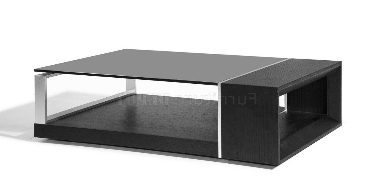 Modern Glass Coffee Tables For Sale Bacher Crossfire Luxury Glass Inside Black Wood And Glass Coffee Tables (View 14 of 30)