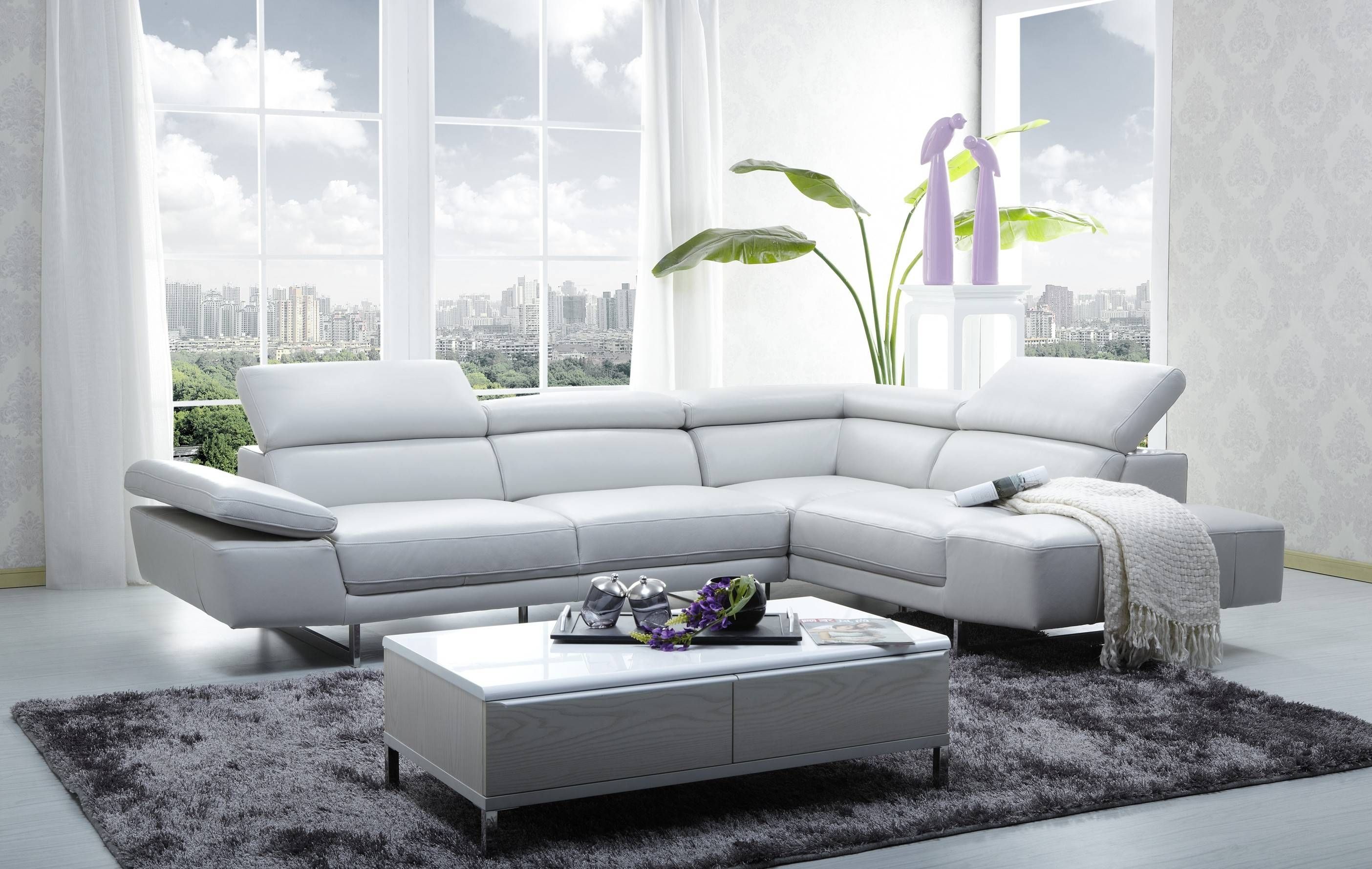 Modern Leather Sectional Sofa – S3net – Sectional Sofas Sale With Regard To Leather Sofa Sectionals For Sale (View 30 of 30)
