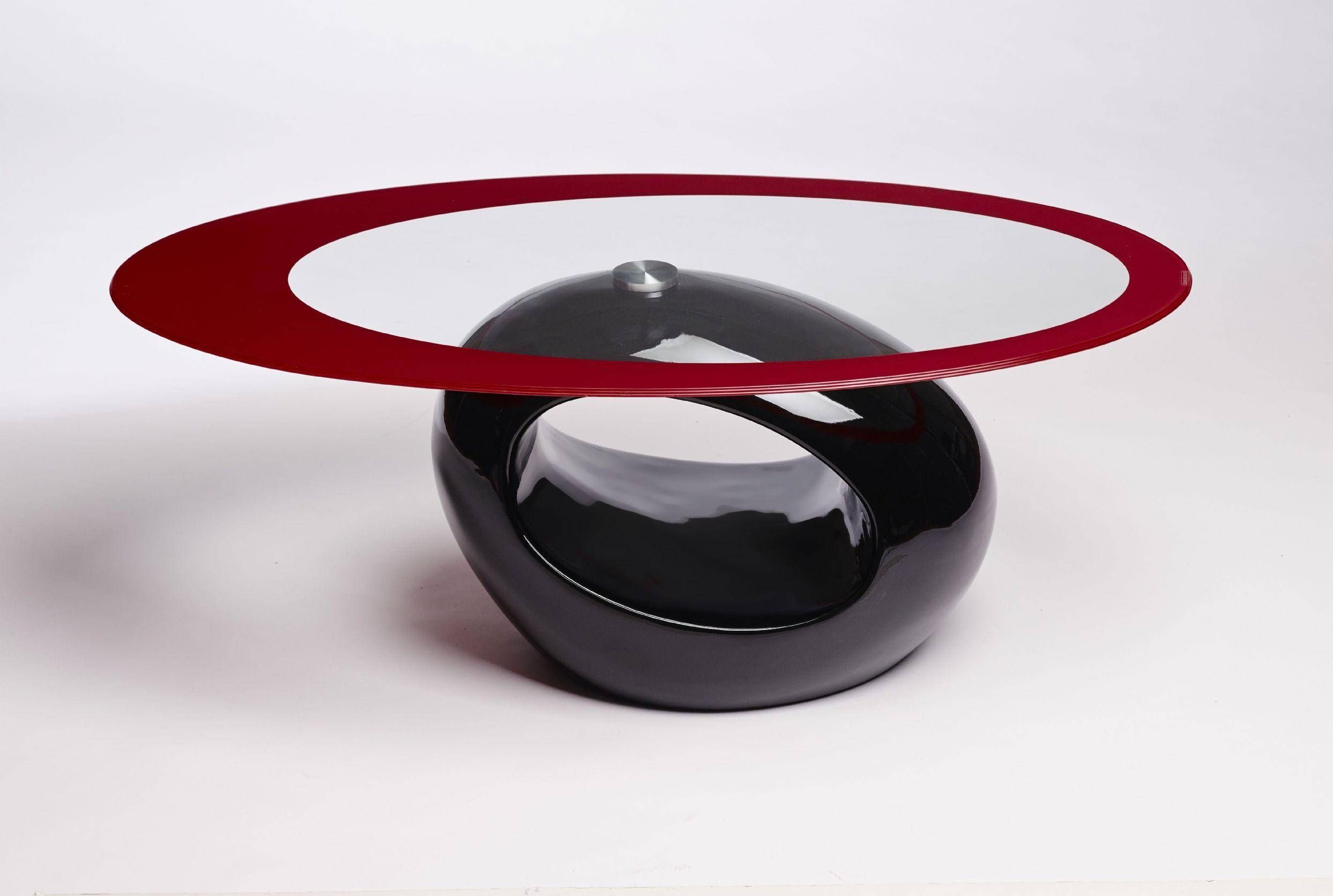 Modern Oval Glass Coffee Table Contemporary Retro Design – Look With Retro Glass Coffee Tables (View 26 of 30)