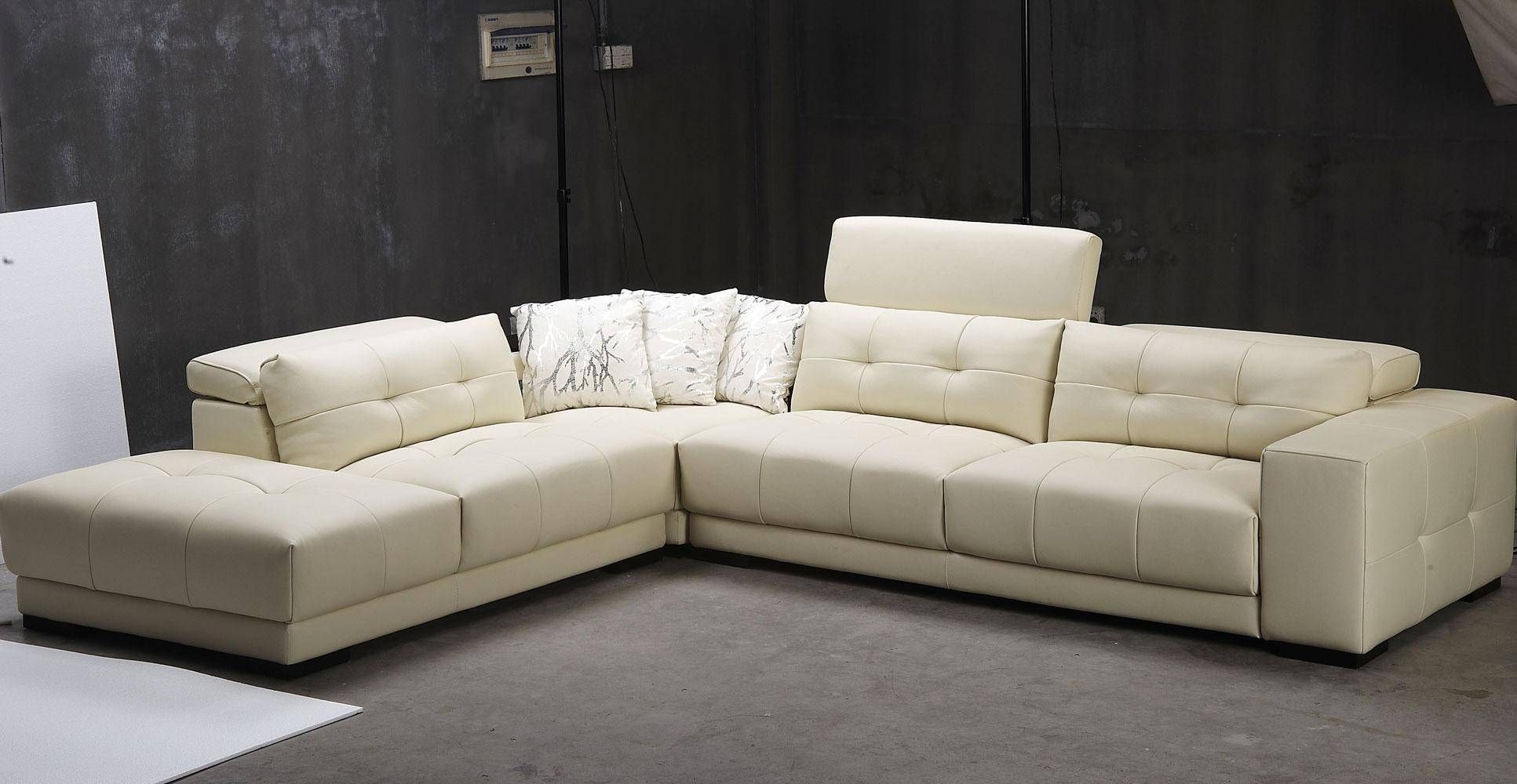 Modern Sofa Sectionals Modern With Quality Leather L Shape Throughout Quality Sectional Sofa (View 29 of 30)