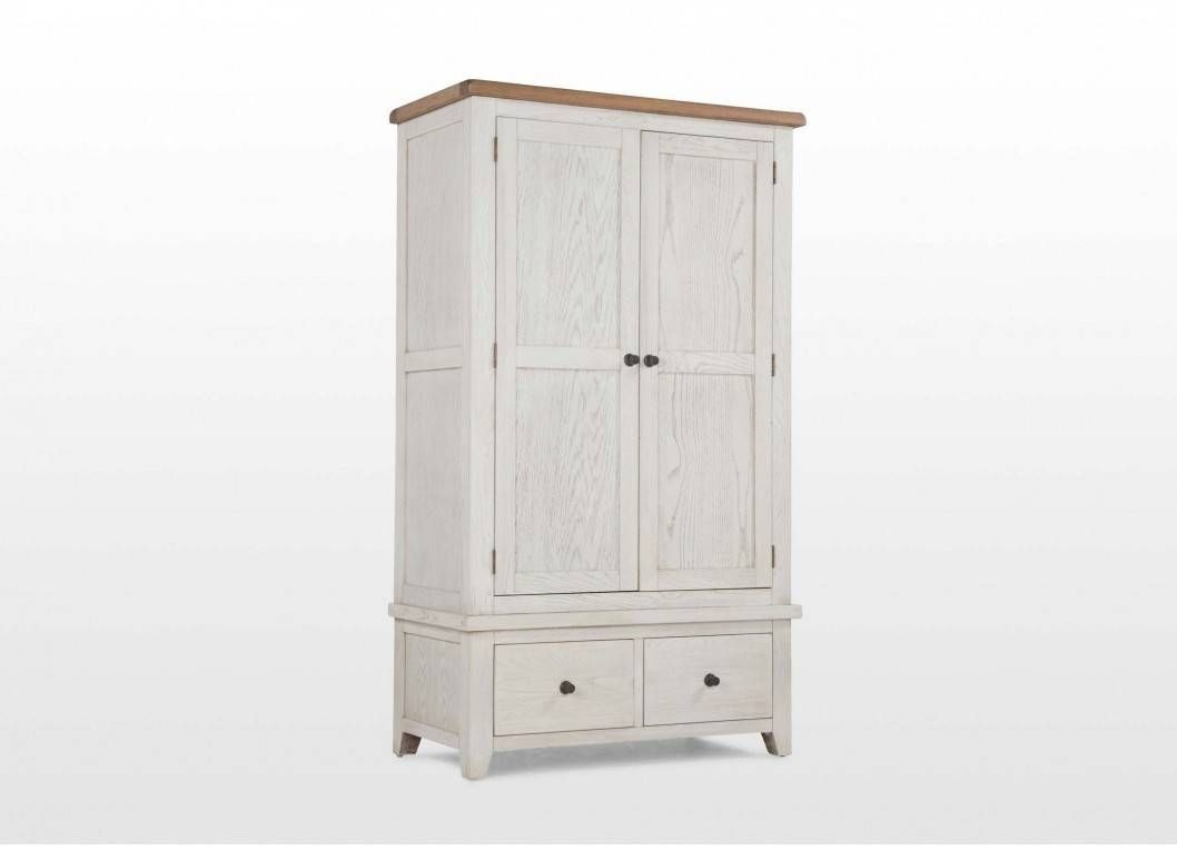 Modern Two Door White High Gloss Wardrobe – Bianca Intended For Two Door White Wardrobes (Photo 12 of 15)