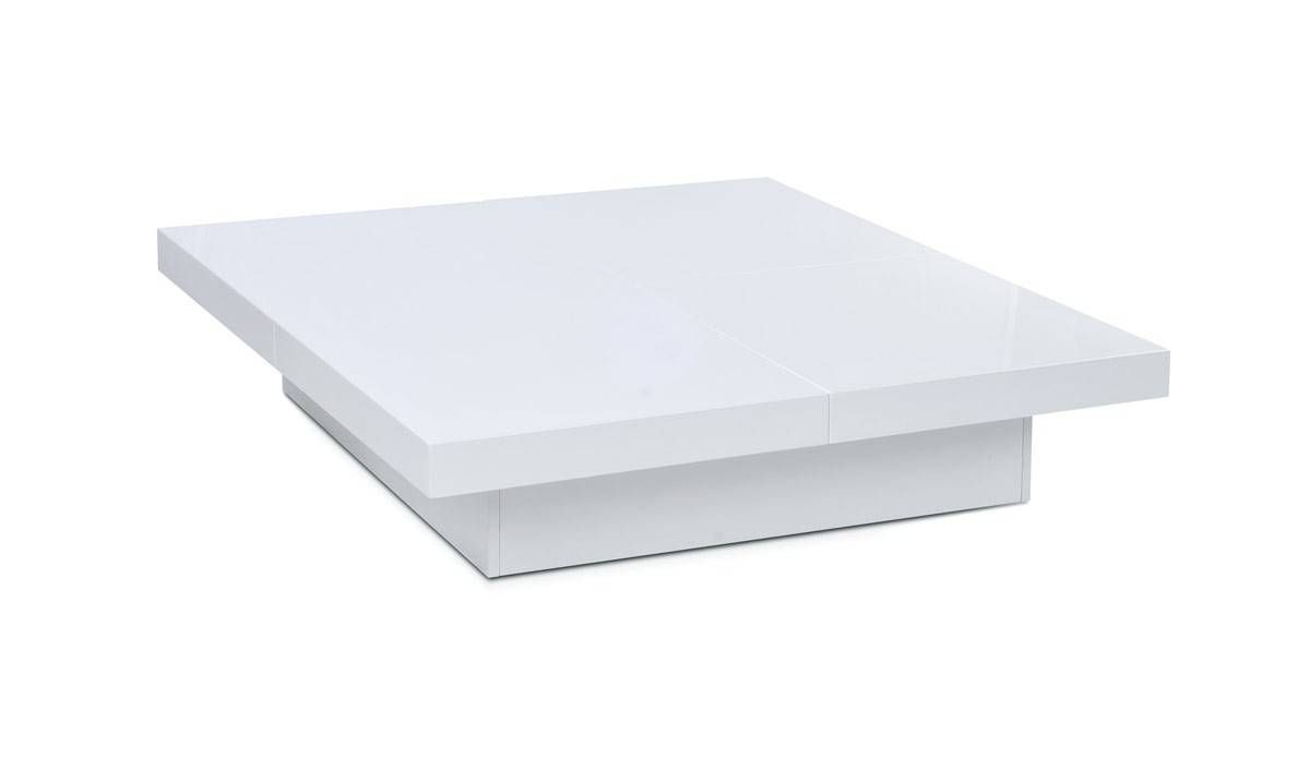 Modern White Lacquer Coffee Table With Lacquer Coffee Tables (View 14 of 30)